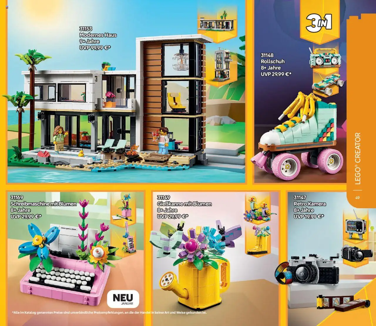 Lego Angebote gültig ab 03.01.2025 | Seite: 51 | Produkte: Kamera