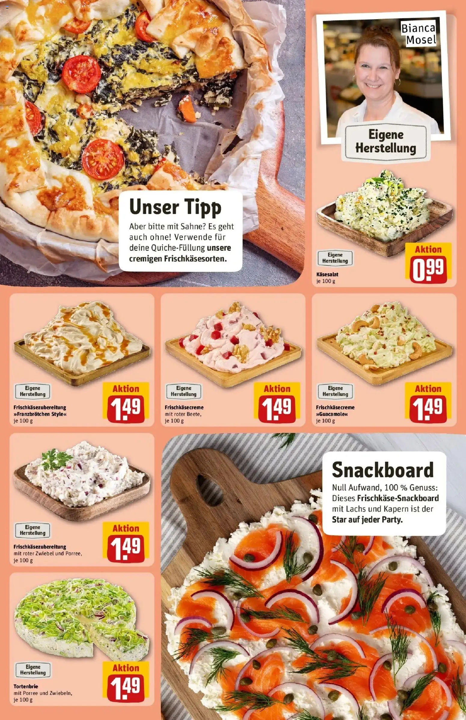 Rewe Prospekt Kiel	 – gültig ab 09.03.2026 | Seite: 13 | Produkte: Lachs, Sahne