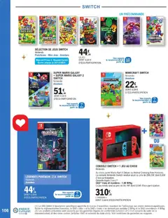 E.Leclerc - Prévisualisation de E.Leclerc Catalogue  spécial Noël valide à partir de 11.11.2025 | Page: 106 | Produits: console Nintendo Switch, Jeux
