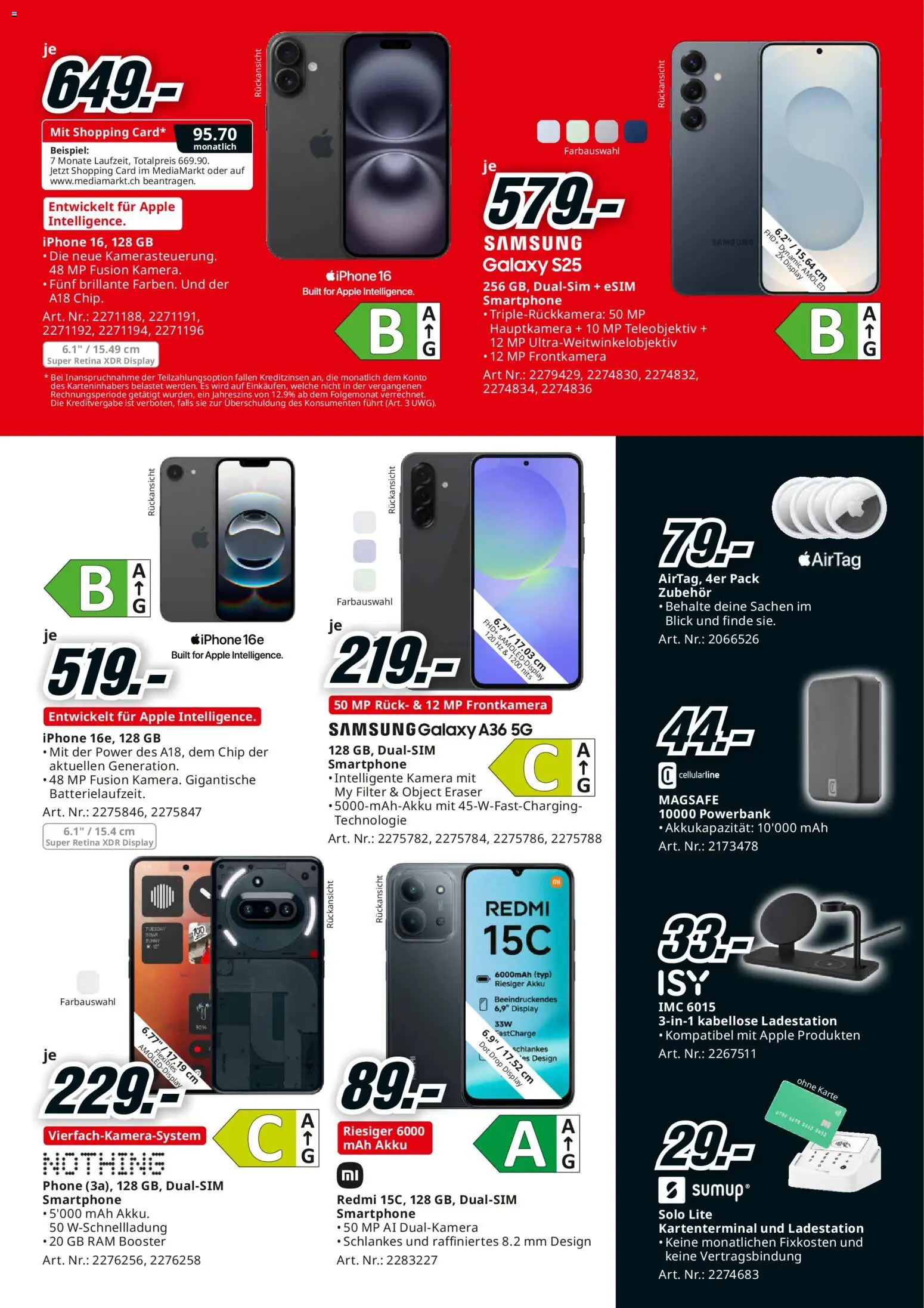 Media Markt Aktionen – gültig ab 07.12.2025 | Seite: 2 | Produkte: Smartphone, Samsung, Iphone, Powerbank