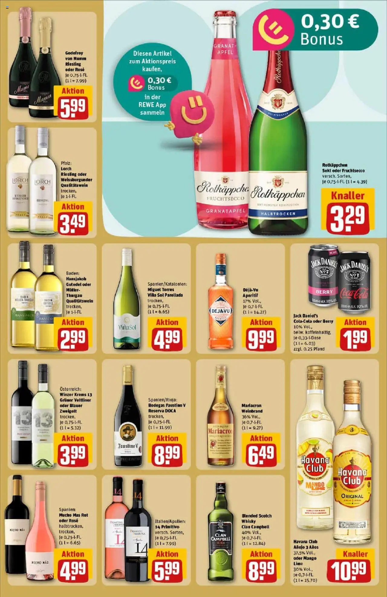 Rewe prospekt Bergneustadt	 - gültig ab dem 06.07.2025 | Seite: 21 | Produkte: Granatapfel, Sekt, Äpfel, Mango
