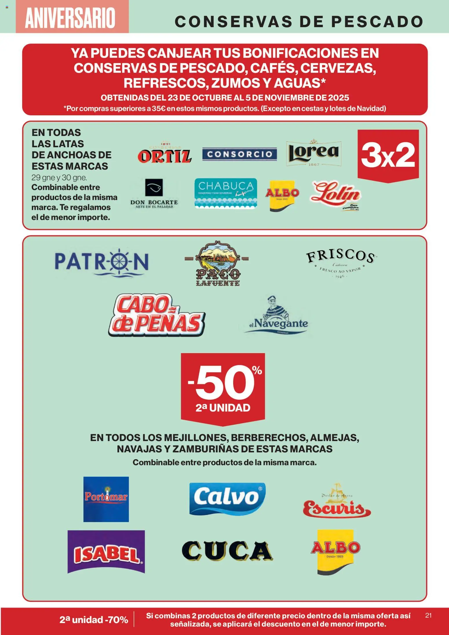 Supercor folleto │ válido desde el 06.11.2025 | Página: 21 | Productos: Pescado, Té