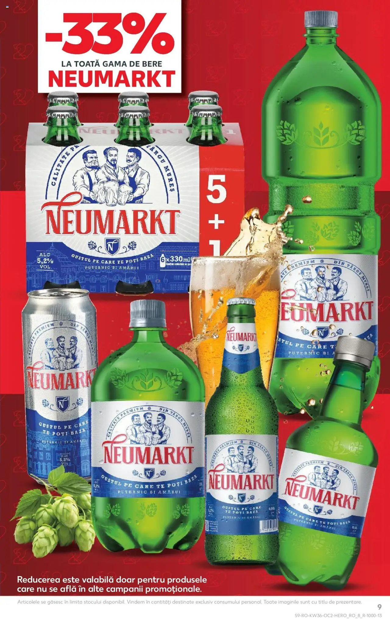 Noul catalog Kaufland – valabil de la 03.09.2025 | Pagină: 9 | Produse: Bere