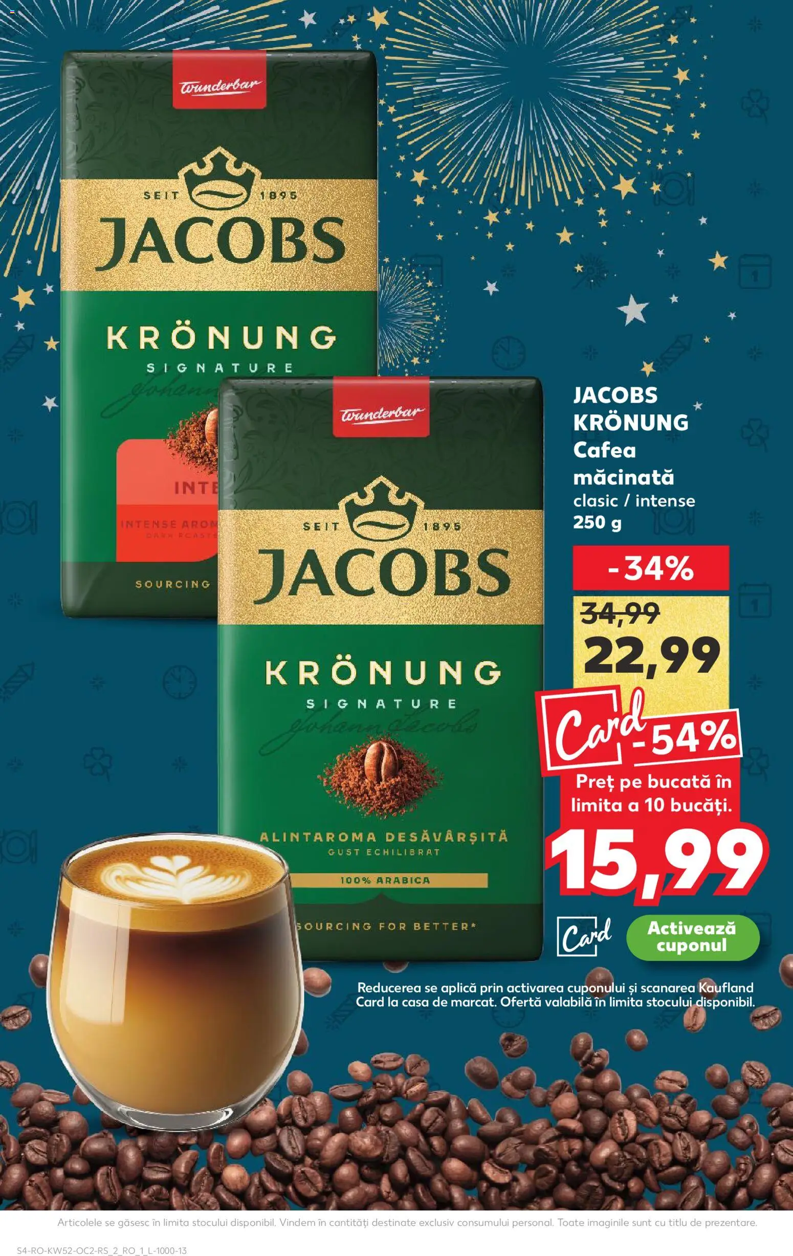 Noul catalog Kaufland – valabil de la 24.12.2025 | Pagină: 4 | Produse: Köpek çiti, Cafea