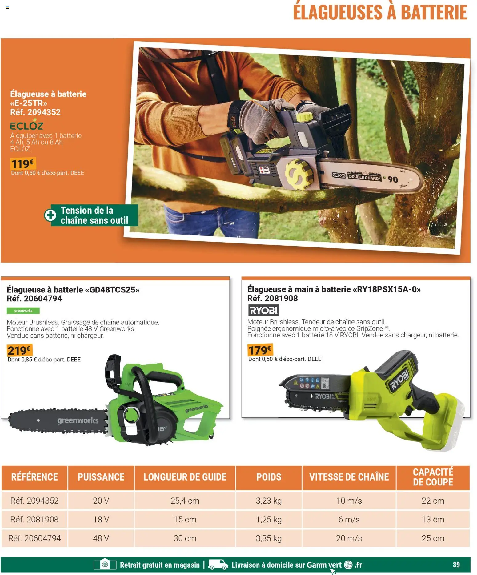 {H1} | Page: 39 | Produits: Poids, Batterie