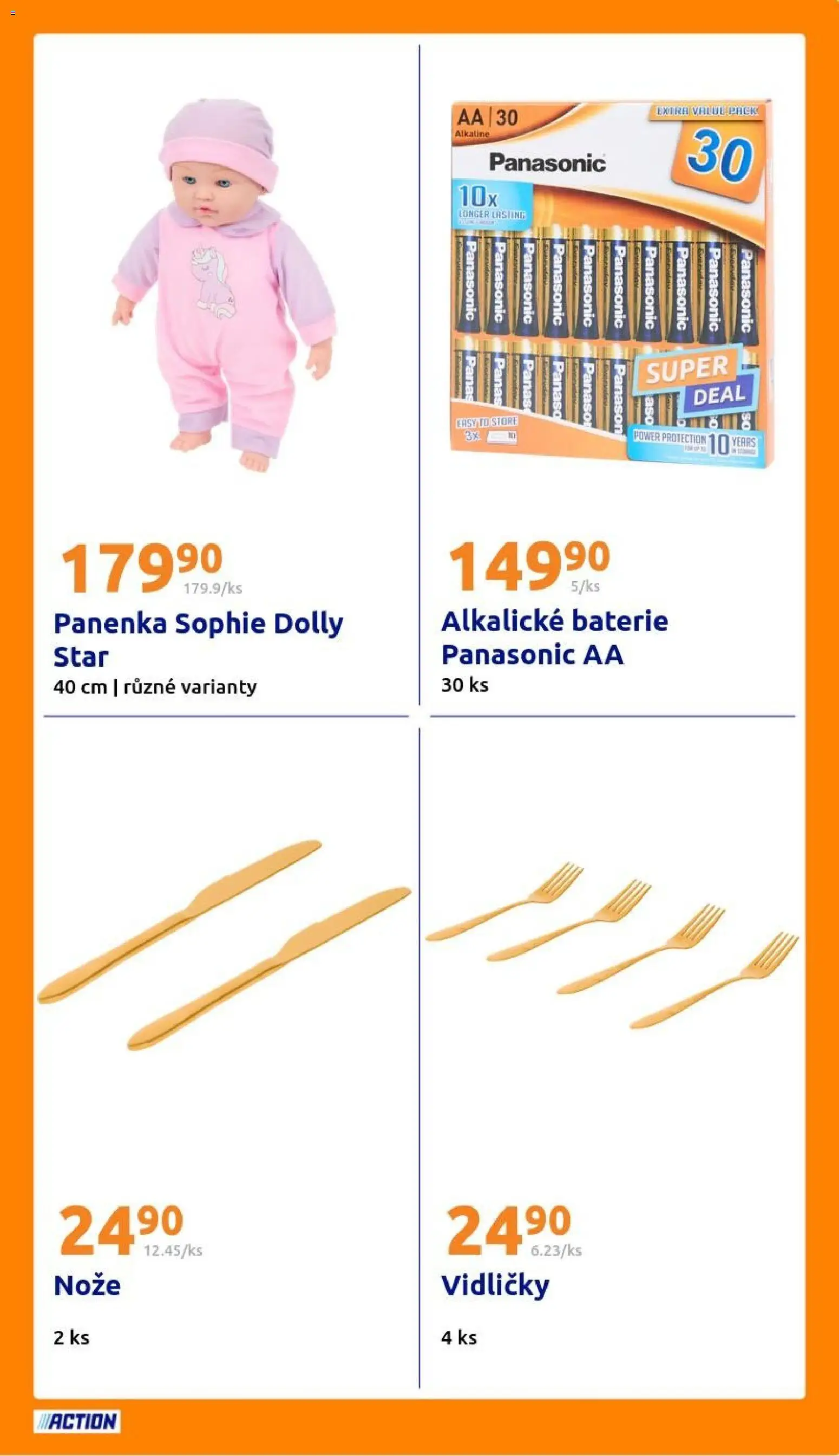 Action leták od 05.11.2025 | Strana: 19 | Produkty: Panenka, Nože, Baterie