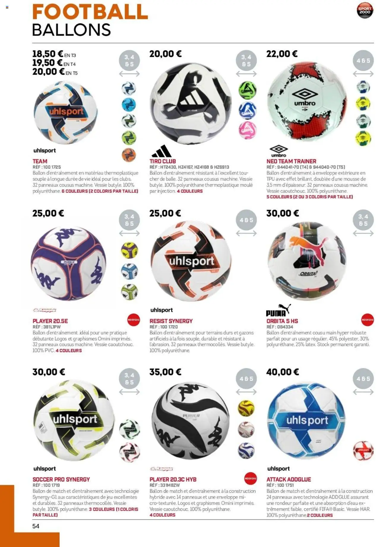 {H1} | Page: 54 | Produits: Enveloppe, Mousse