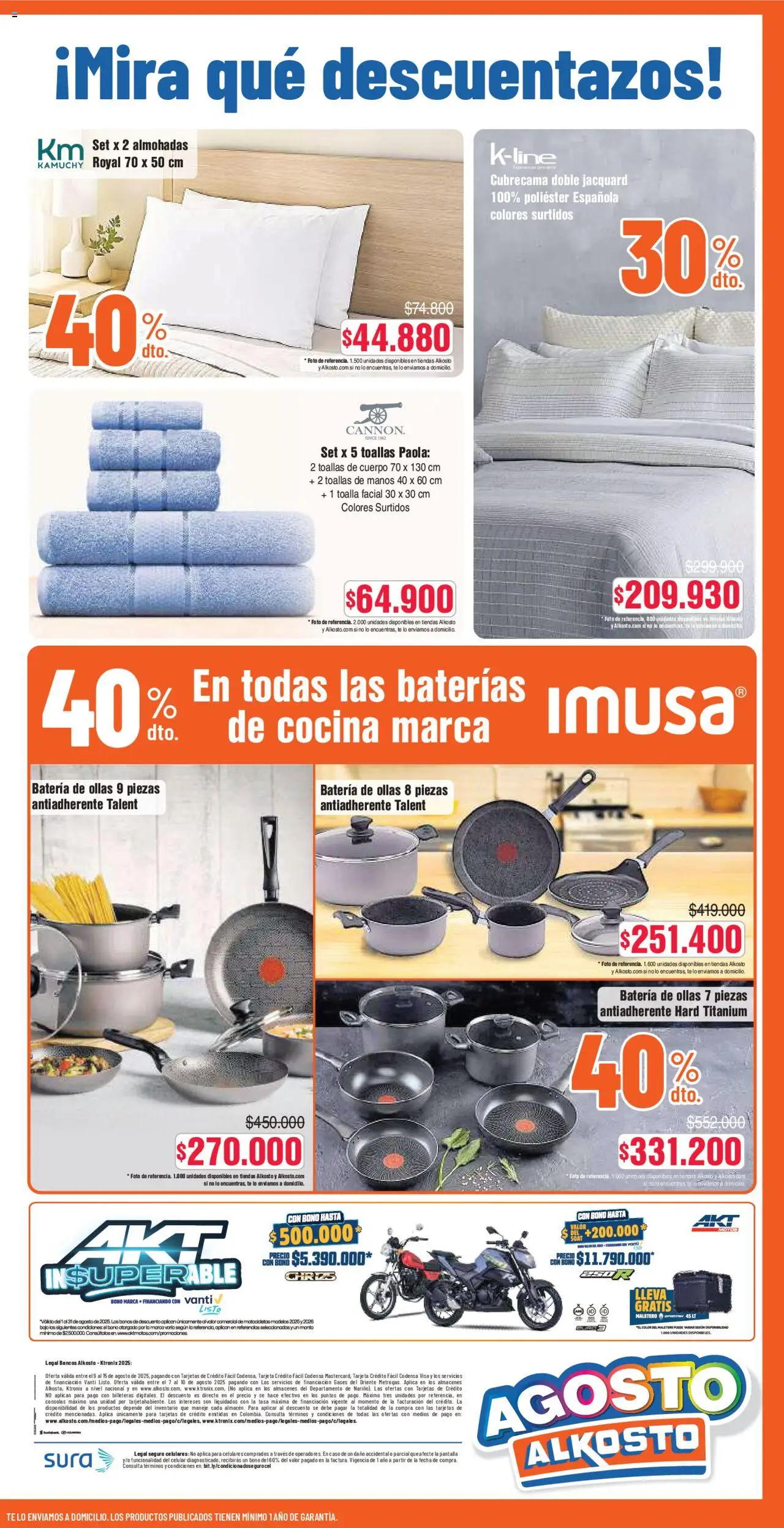 Alkosto folleto │ válido desde el 09.08.2025 | Página: 7 | Productos: Té, Cocina, Batería