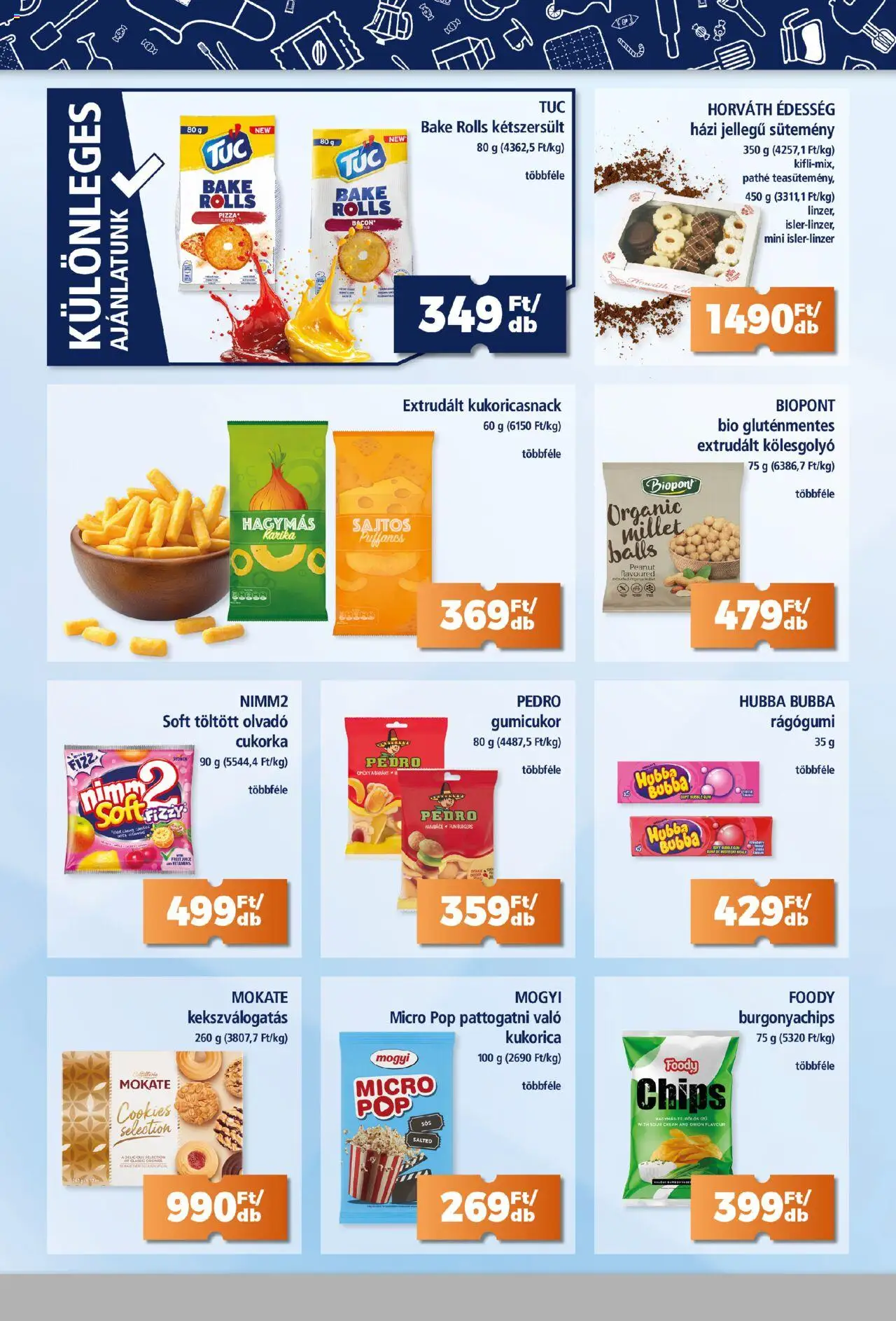 Goods Market akciós ujság - amely érvényes a következő dátumtól: 07.08.2025 | Oldal: 8 | Termékek: Kölesgolyó, Kétszersült, Gluténmentes, Sütemény