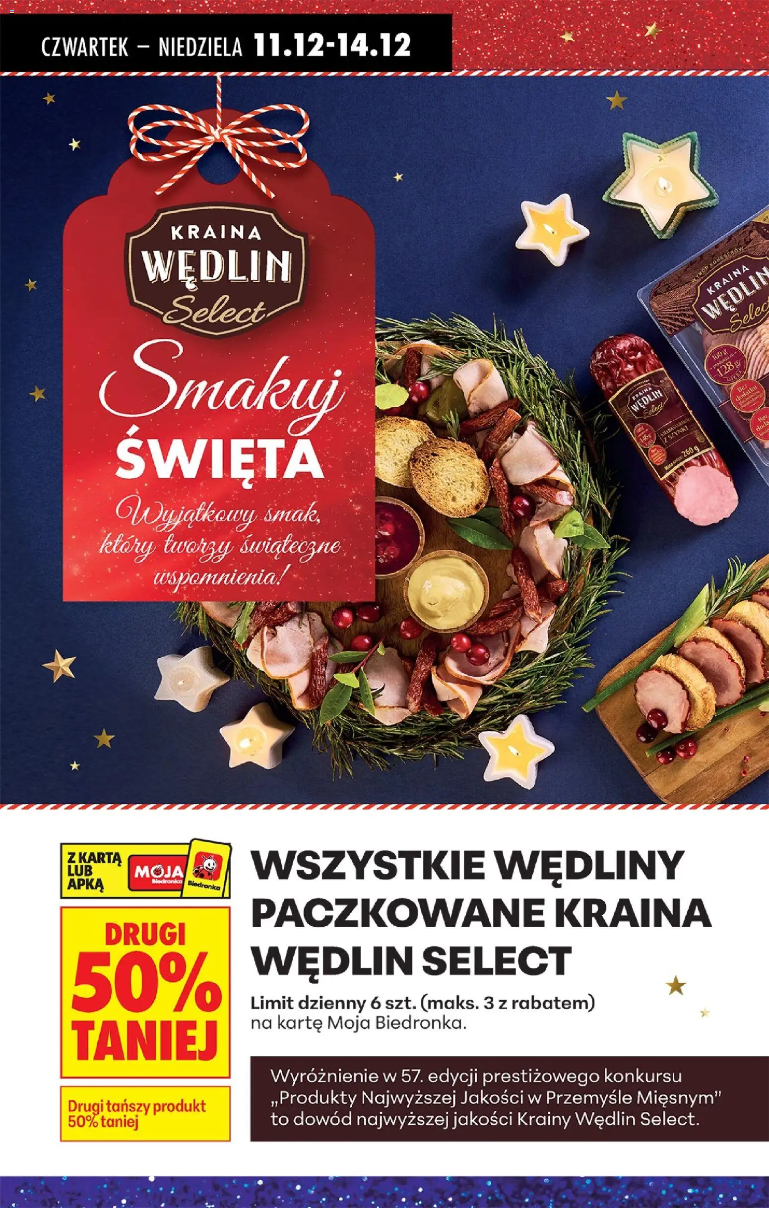 Biedronka gazetka - Oferta w tym tygodniu od 11.12.2025 | Strona: 38 | Produkty: Karta, Wędliny