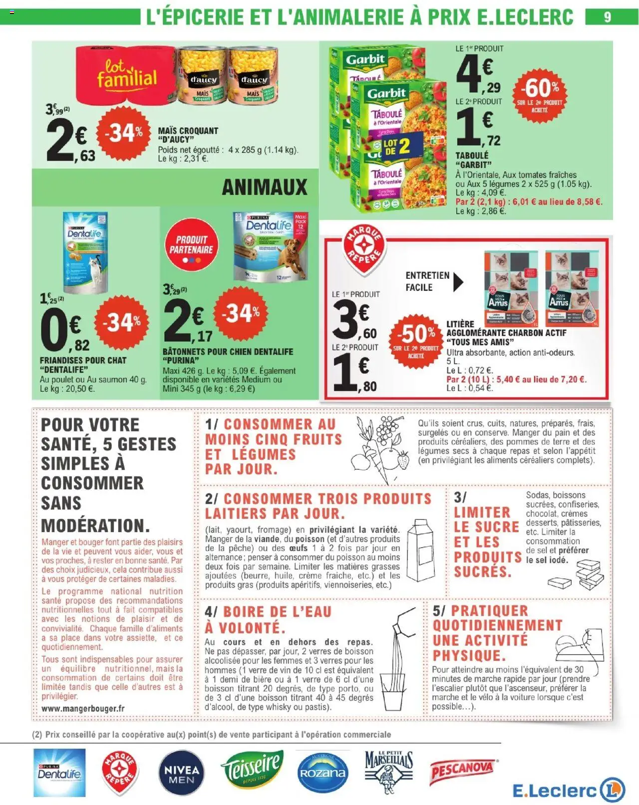  | Page: 9 | Produits: Pêche, Sel, Fromage, Bière