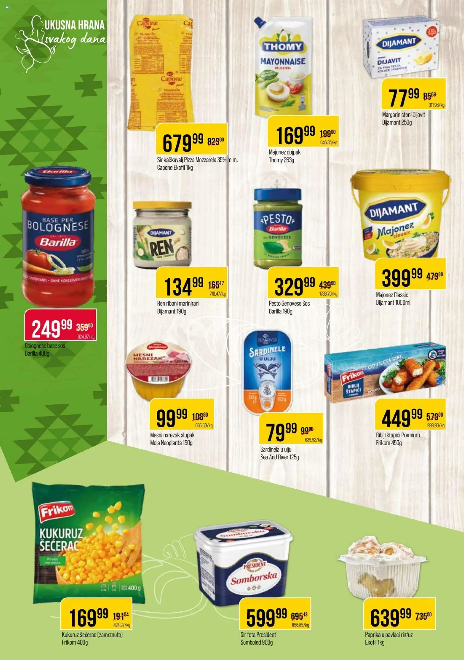 Metalac Proleter katalog - važi od 03.01.2026 | Strana: 4 | Proizvode: Majonez, Paprika, Sir, Paprika u pavlaci