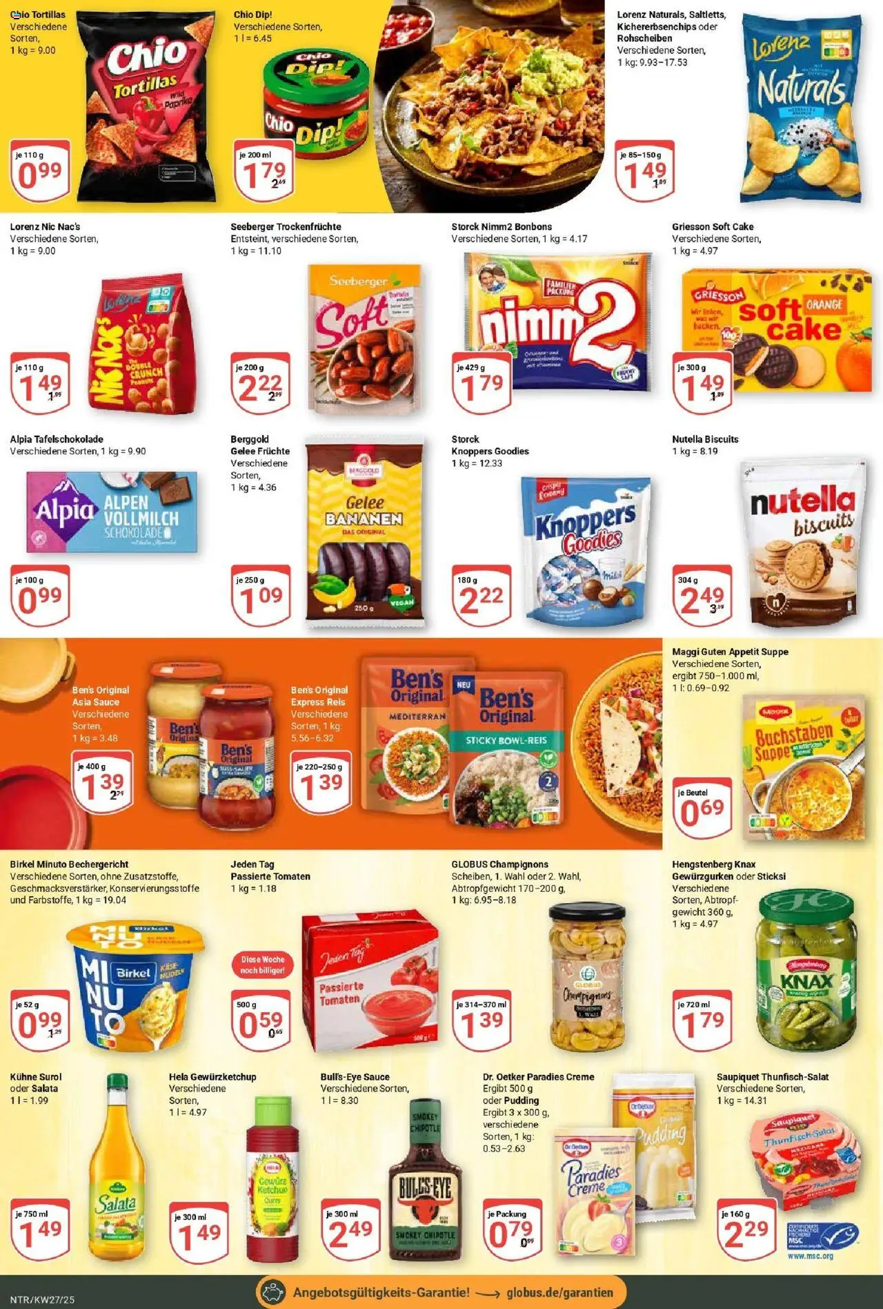 Globus prospekt Neutraubling	 - gültig ab dem 29.06.2025 | Seite: 15 | Produkte: Tomaten, Creme, Knoppers, Chio tortillas