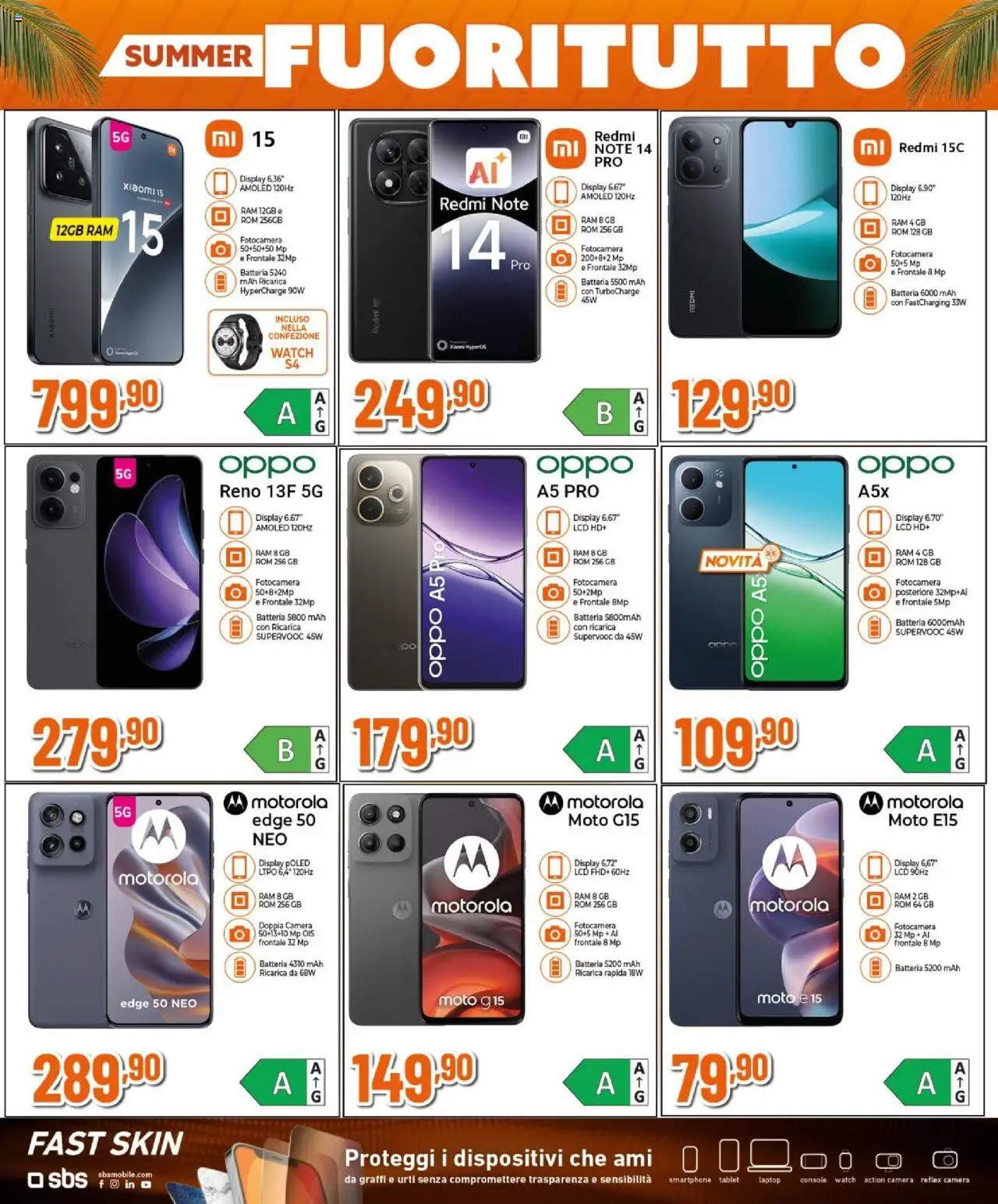 Volantino Expert del 31.07.2025 | Pagina: 14 | Prodotti: Xiaomi, Smartphone, Laptop, Batteria