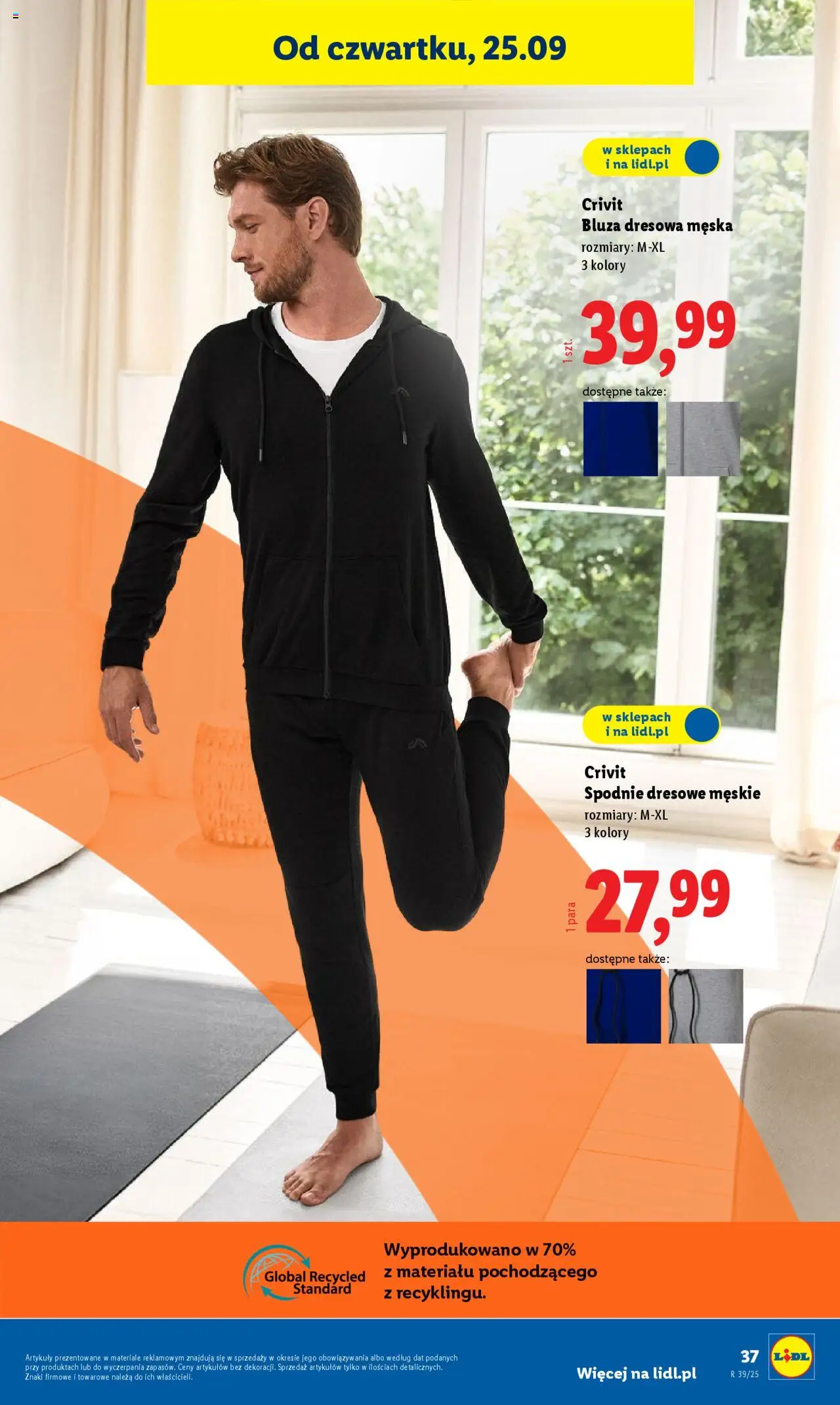 Lidl Katalog od 22.09.2025 | Strona: 43 | Produkty: Spodnie