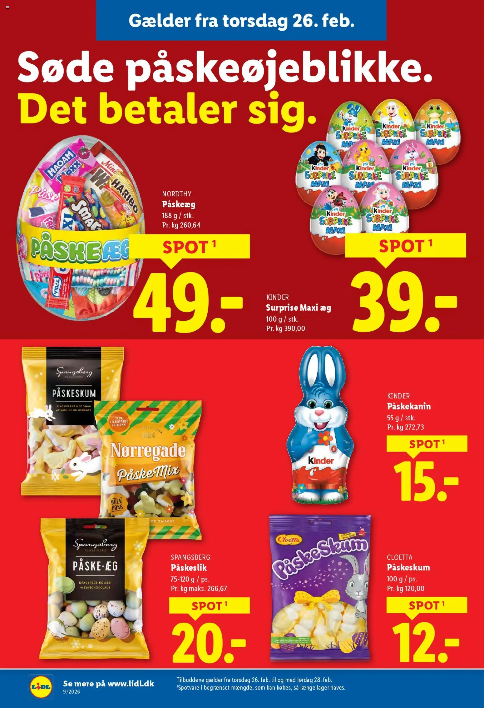 Lidl tilbudsavis – gyldig fra 22.02.2026 | Side: 39 | Produkter: Æg, Jordbær, Søm