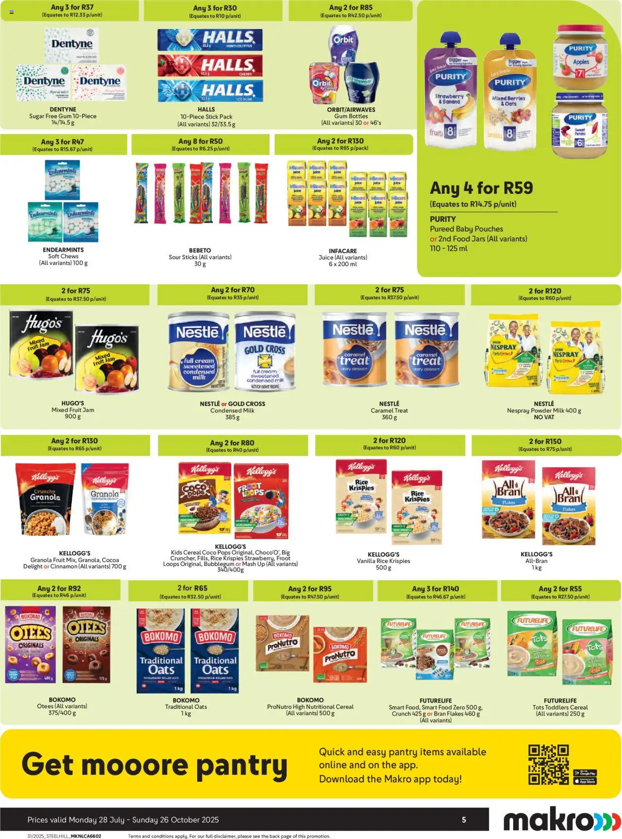 New Makro catalogue – valid from 28.07.2025 | Page: 5 | Products: Apples, Flakes, Fruit, Sugar