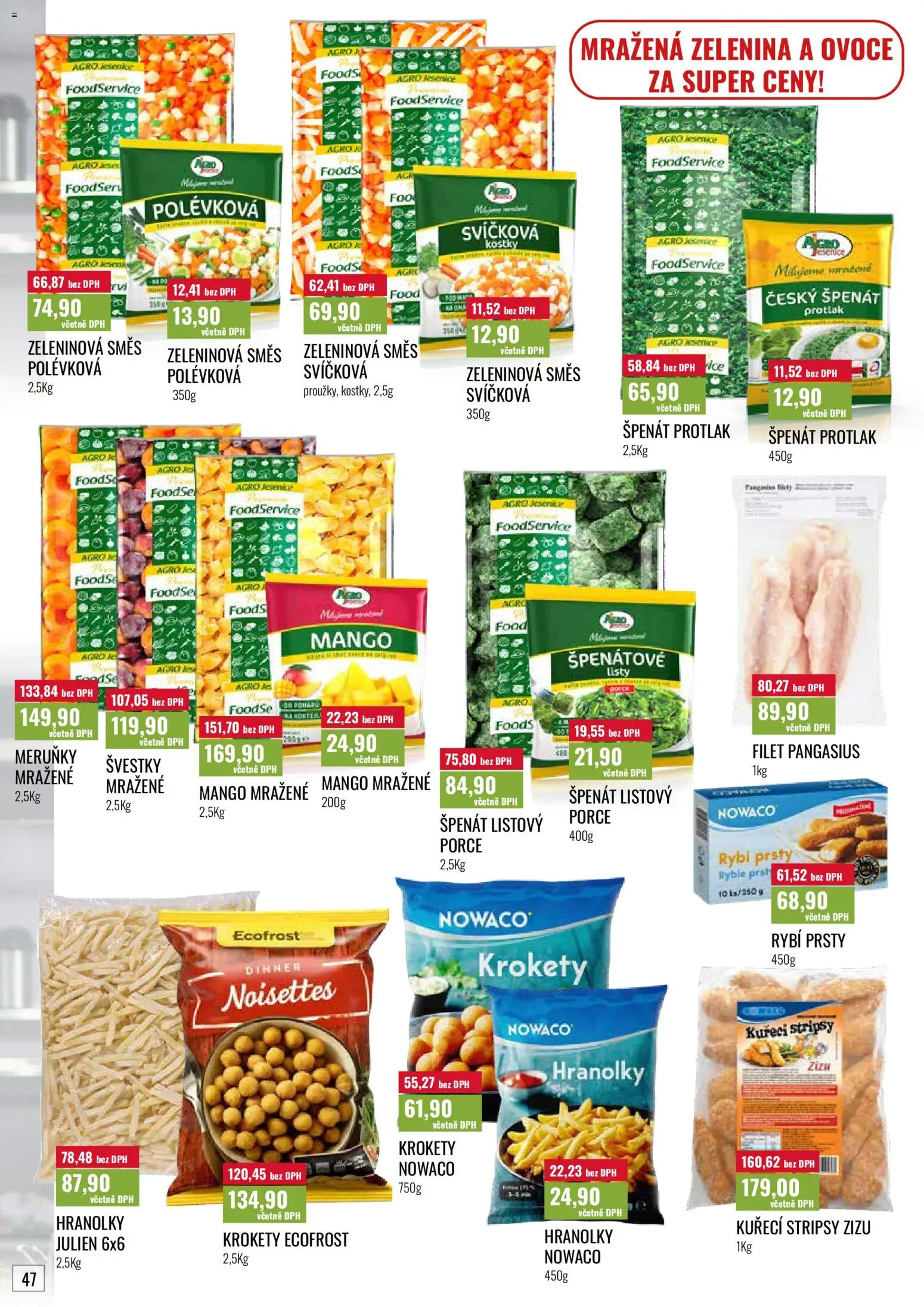Ratio leták od 01.03.2026 | Strana: 47 | Produkty: Ovoce, Švestky, Mražené mango, Meruňky