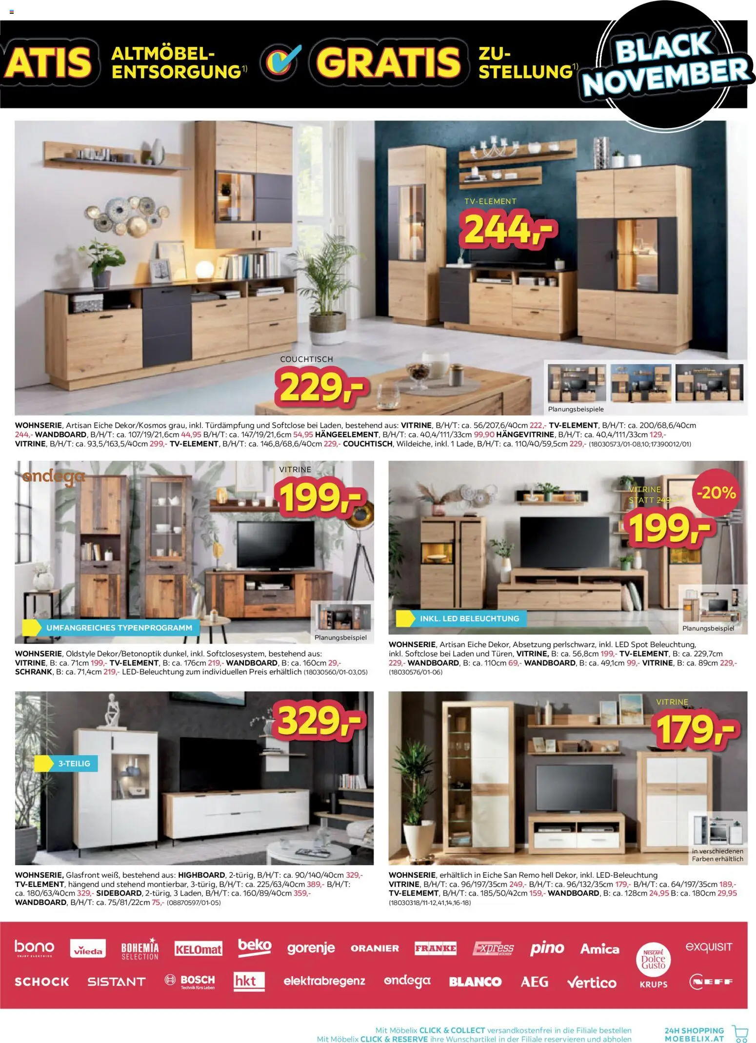 Möbelix Black - Friday gültig ab 04.11.2025 | Seite: 11 | Produkte: Couchtisch