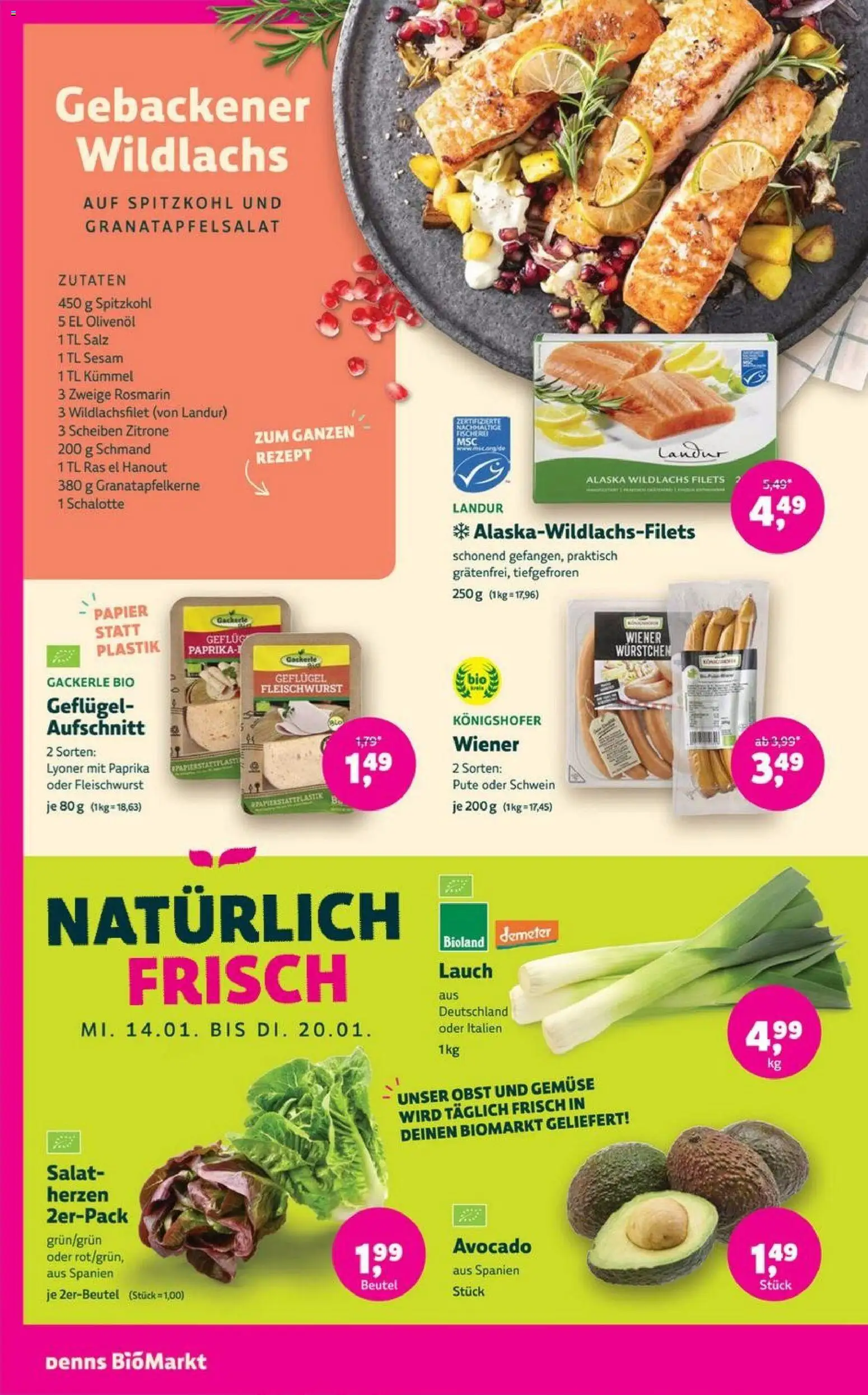 Denns BioMarkt Angebote – gültig ab 14.01.2026 | Seite: 6 | Produkte: Olivenol, Avocado, Zitrone, Salat