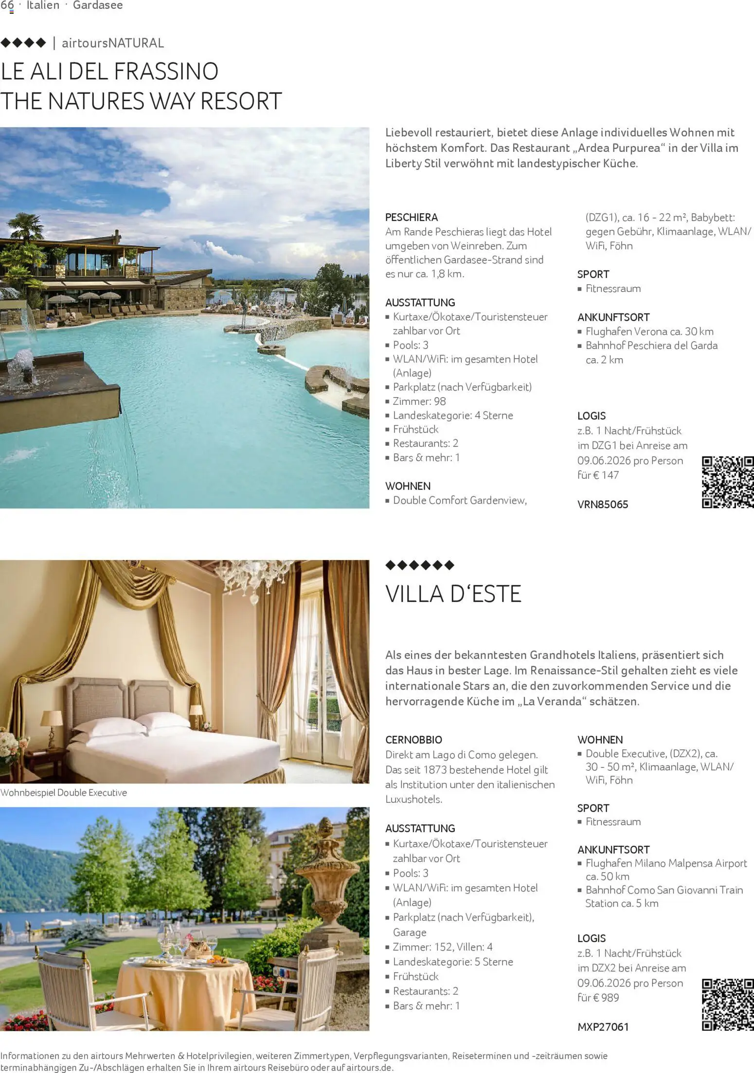 Aida Airtours Erstklassige Europareisen – gültig ab 30.10.2025 | Seite: 66 | Produkte: Babybett, Küche, Föhn