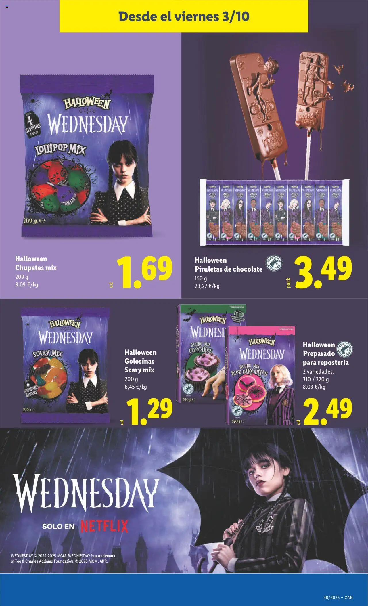 Lidl - Canarias │ válido desde el 29.09.2025 | Página: 23 | Productos: Chocolate, Golosinas