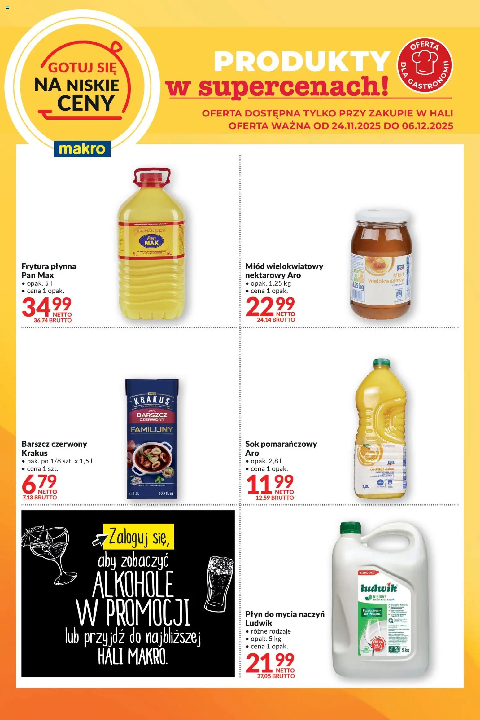 Makro Gazetka - Gotuj się na niskie ceny od 24.11.2025 | Strona: 1