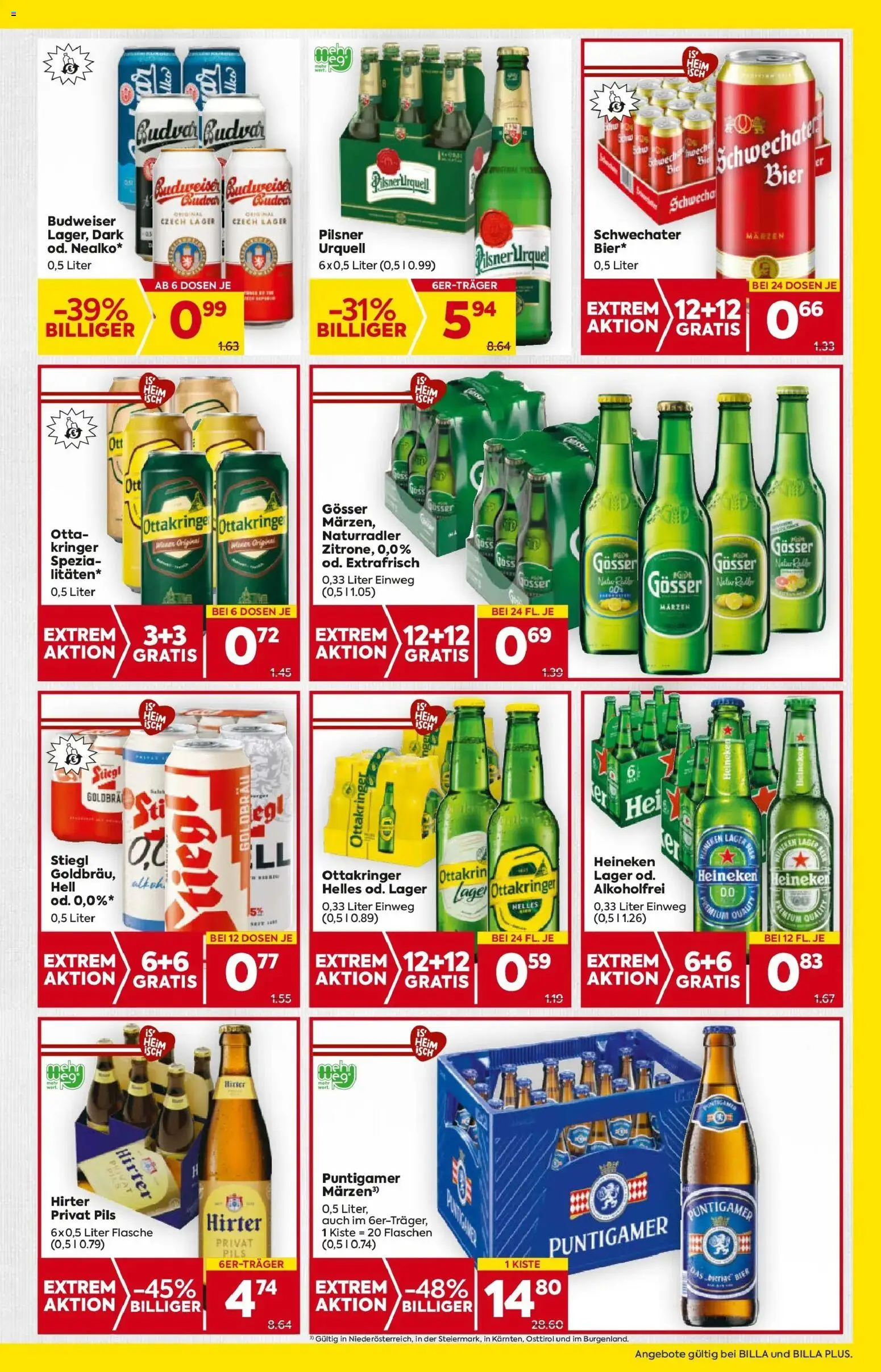 Billa Flugblatt - Bad Radkersburg, Ramsau, Fehring gültig ab 30.10.2025 | Seite: 21 | Produkte: Bier