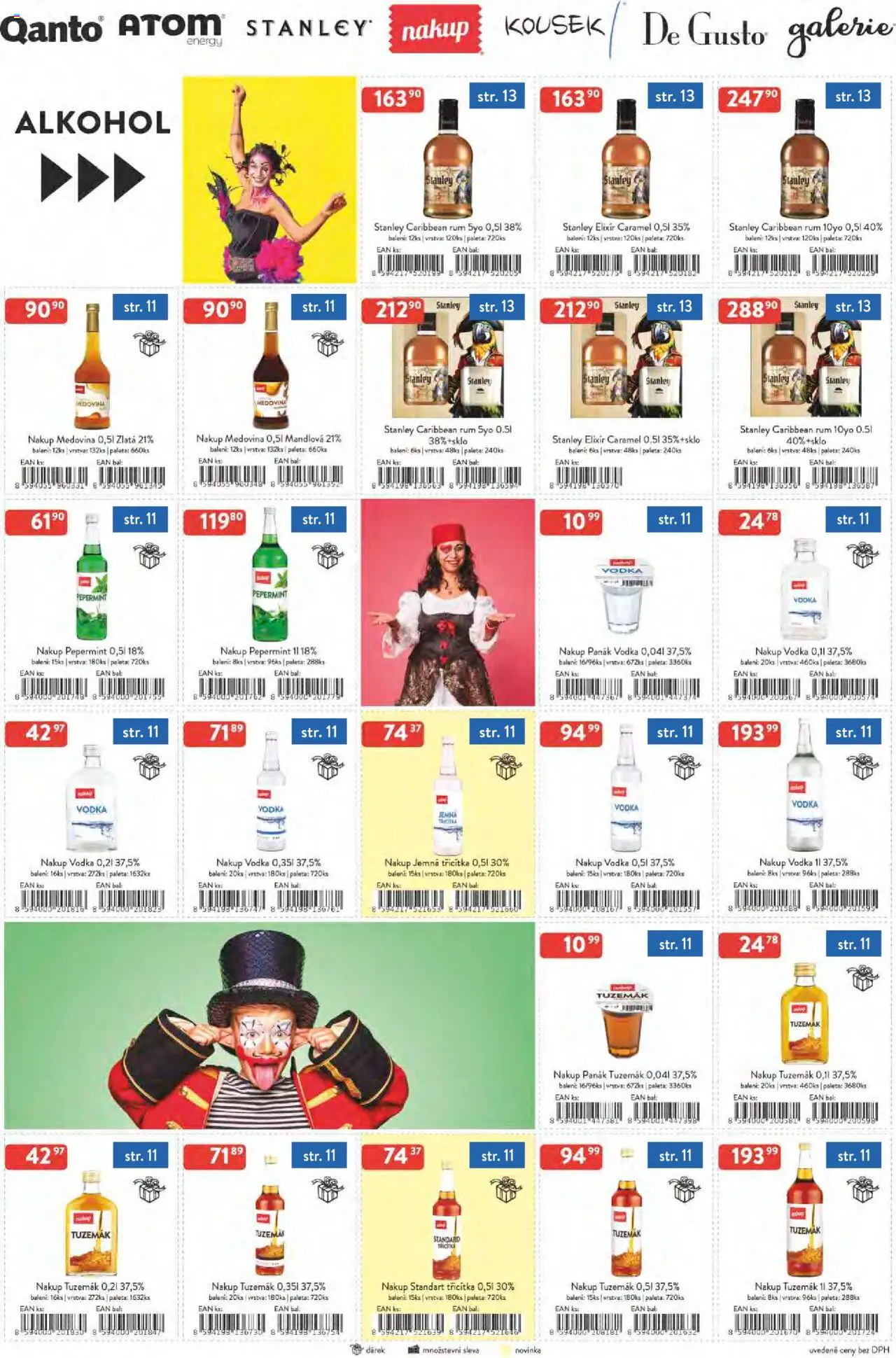 Astur & Qanto leták - Velkoobchod 09/2025 od 01.09.2025 | Strana: 2 | Produkty: Rum, Medovina, Vodka, Panák