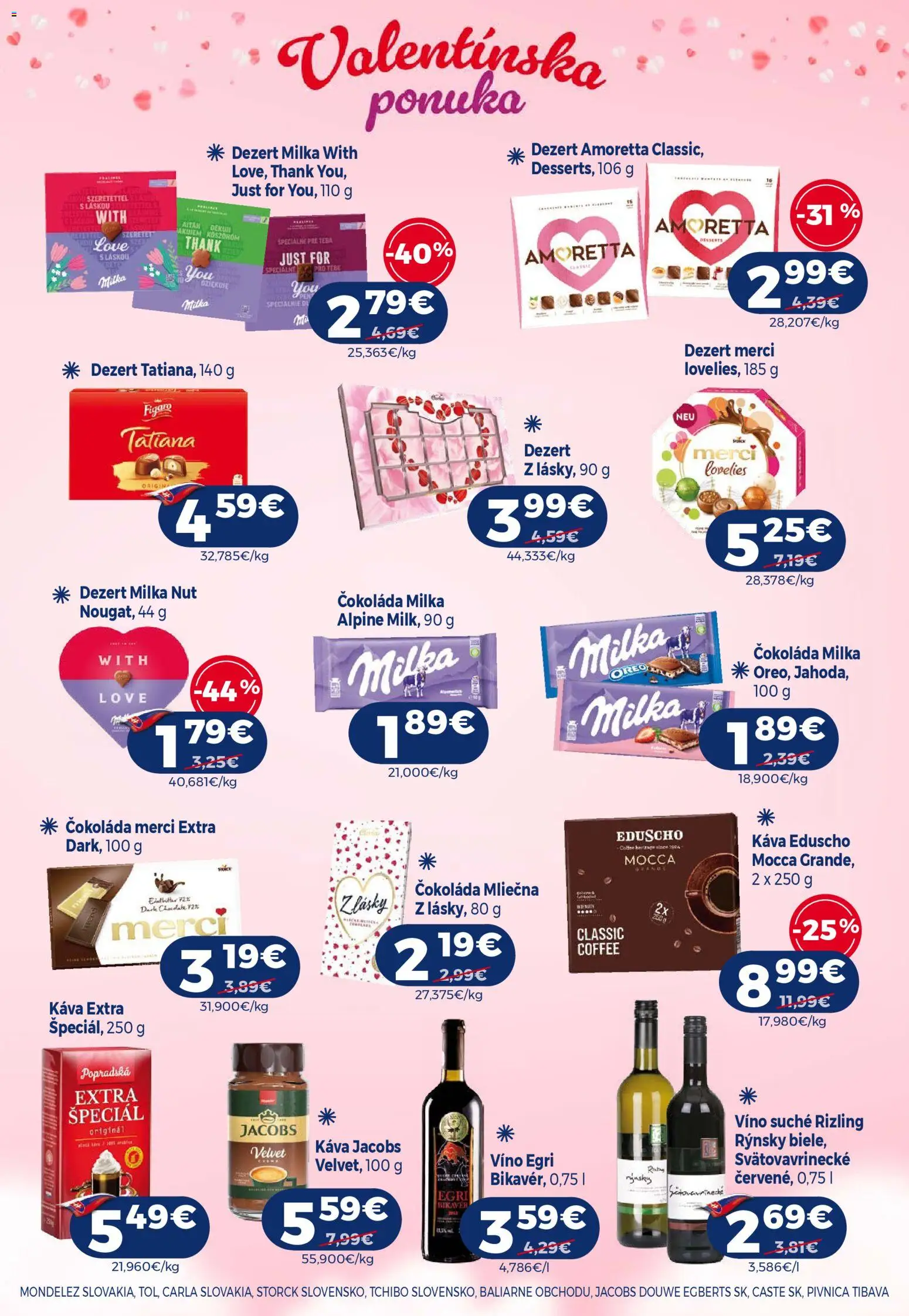 Nové Milk Agro akcie – leták je platný od 04.02.2026 | Strana: 10 | Produkty: Káva, Merci, Čokoláda, Milka