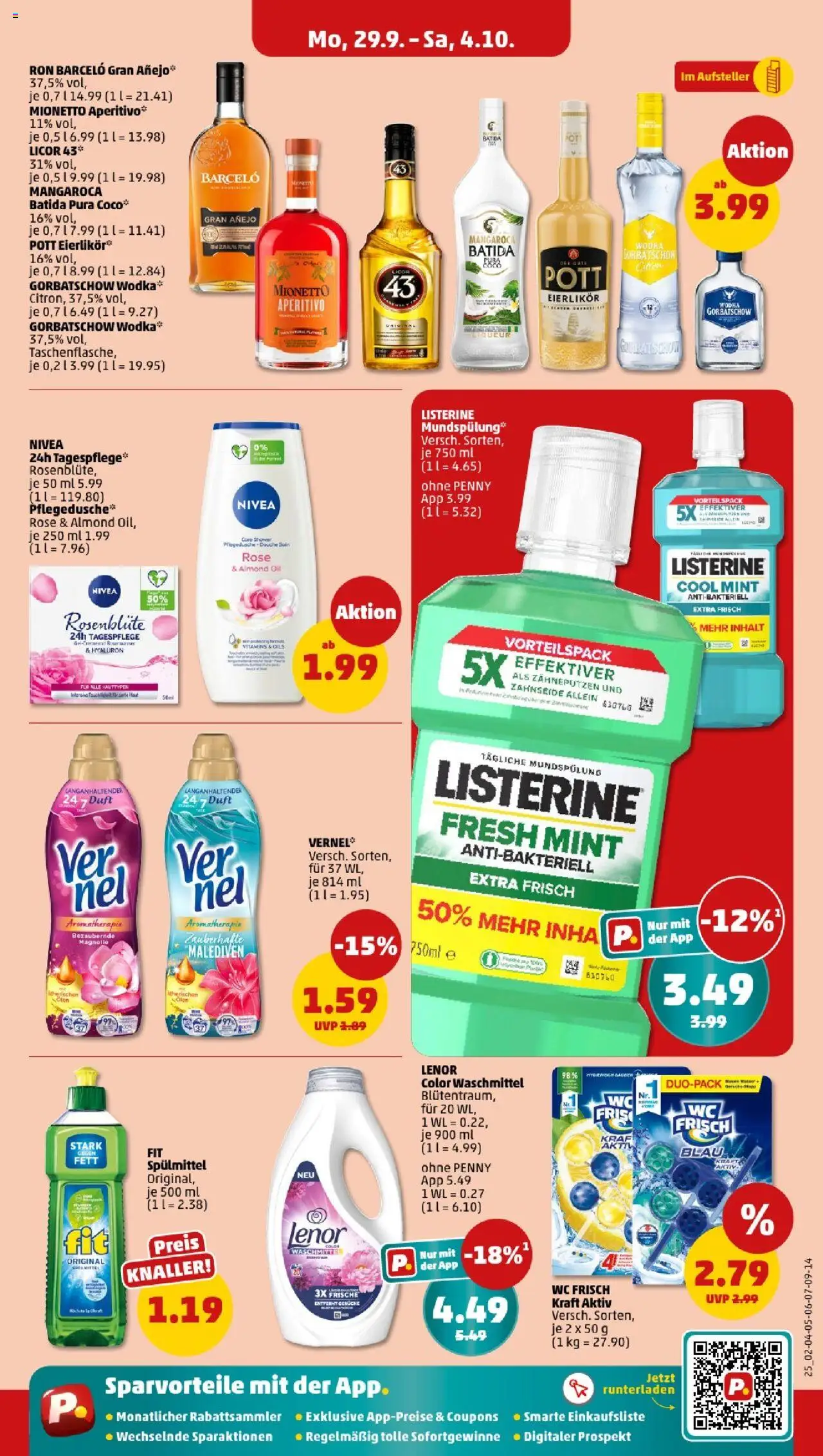 Penny - Bayern  – gültig ab 29.09.2025 | Seite: 27 | Produkte: Lenor, Duft, Wc frisch, Listerine