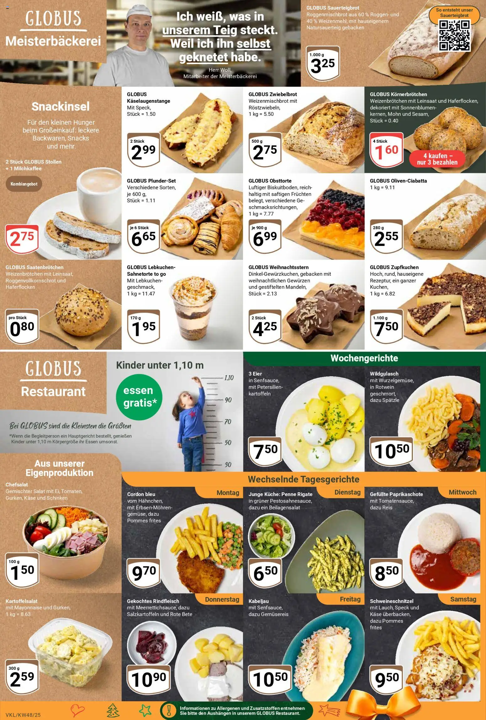 Globus prospekt Völklingen	 – gültig ab 24.11.2025 | Seite: 11 | Produkte: Pommes, Schinken, Reis, Salat