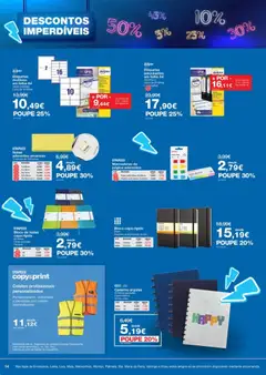 Pré-visualização Staples Descontos Imperdíveis Abril 2026 válido de 06.04.2026 | Página: 14 | Produtos: Caderno, Caixa