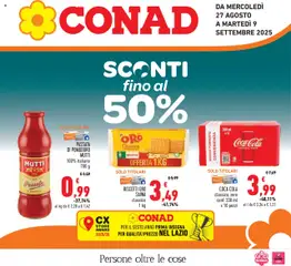Anteprima del volantino Volantino Conad	 valido a partire dal 27.08.2025
