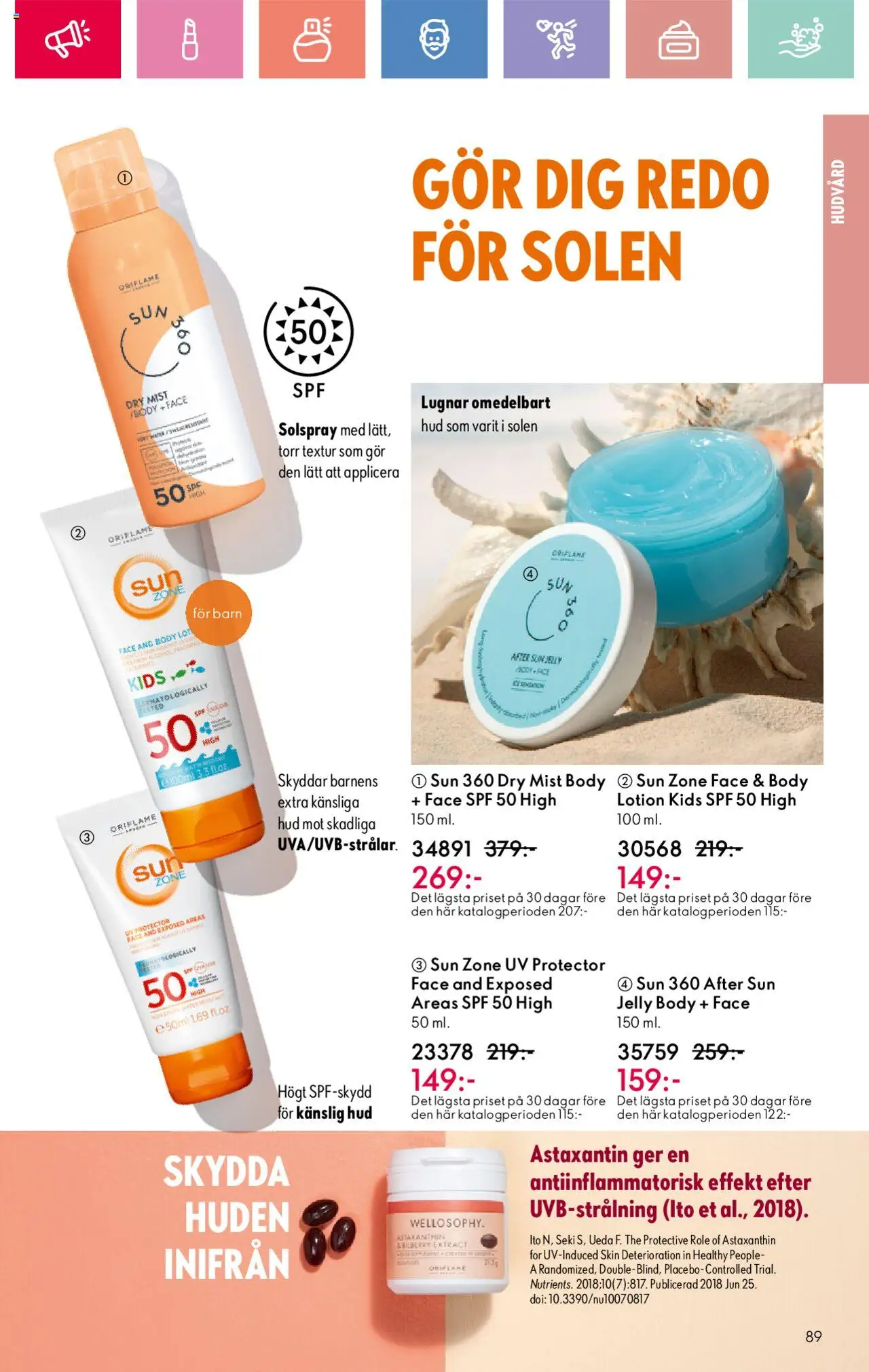 Oriflame reklamblad aktuell från 01.06.2025 | Sida: 89 | Produkter: After sun