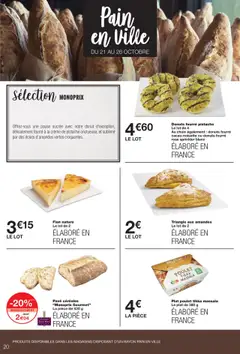 Monoprix - Prévisualisation de Monoprix catalogue valide à partir de 21.10.2025 | Page: 20 | Produits: Donut, Pain, Céréales, Crème