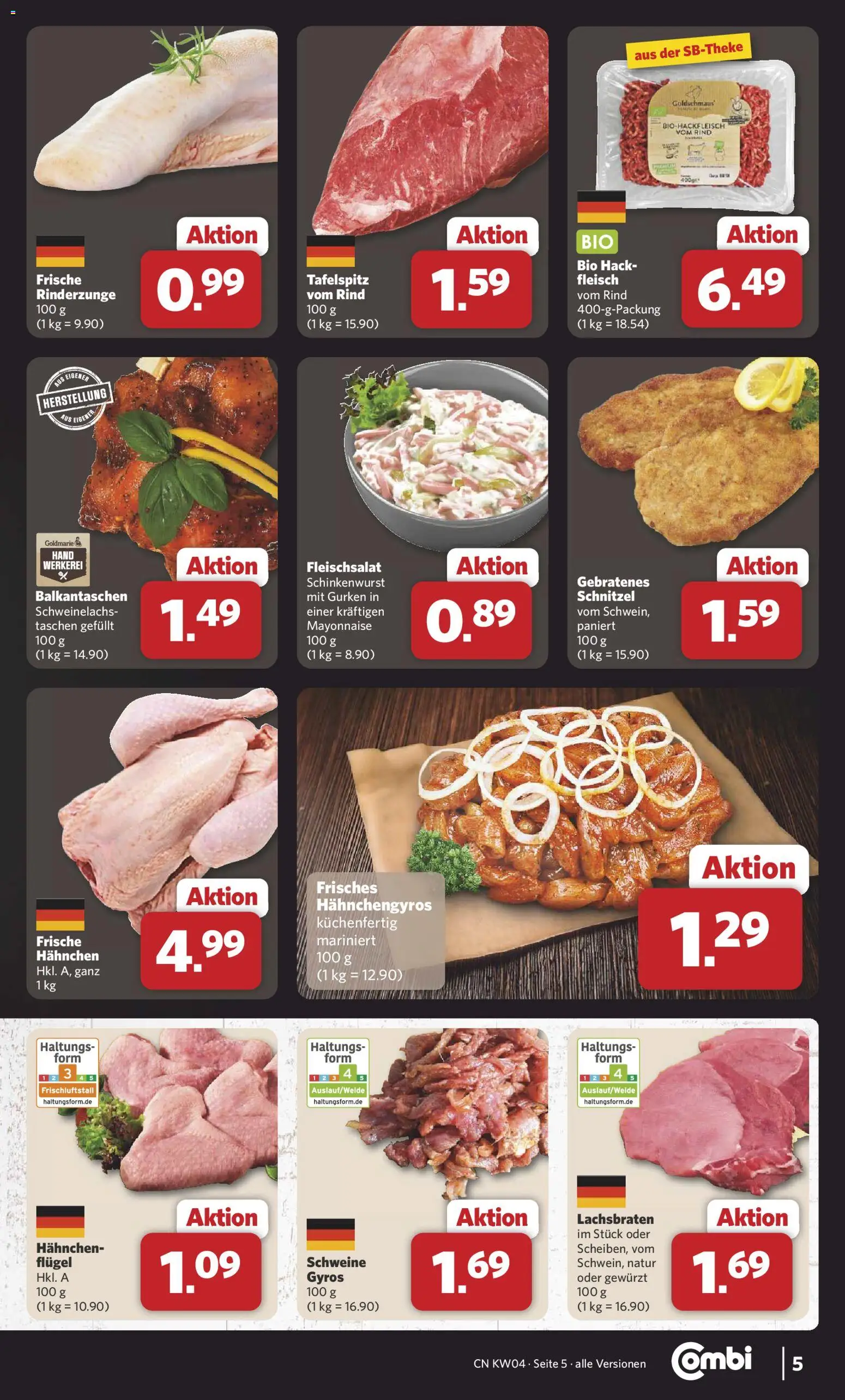 Combi Prospekt 	 – gültig ab 19.01.2026 | Seite: 5 | Produkte: Tafelspitz, Gyros, Mayonnaise, Fleisch