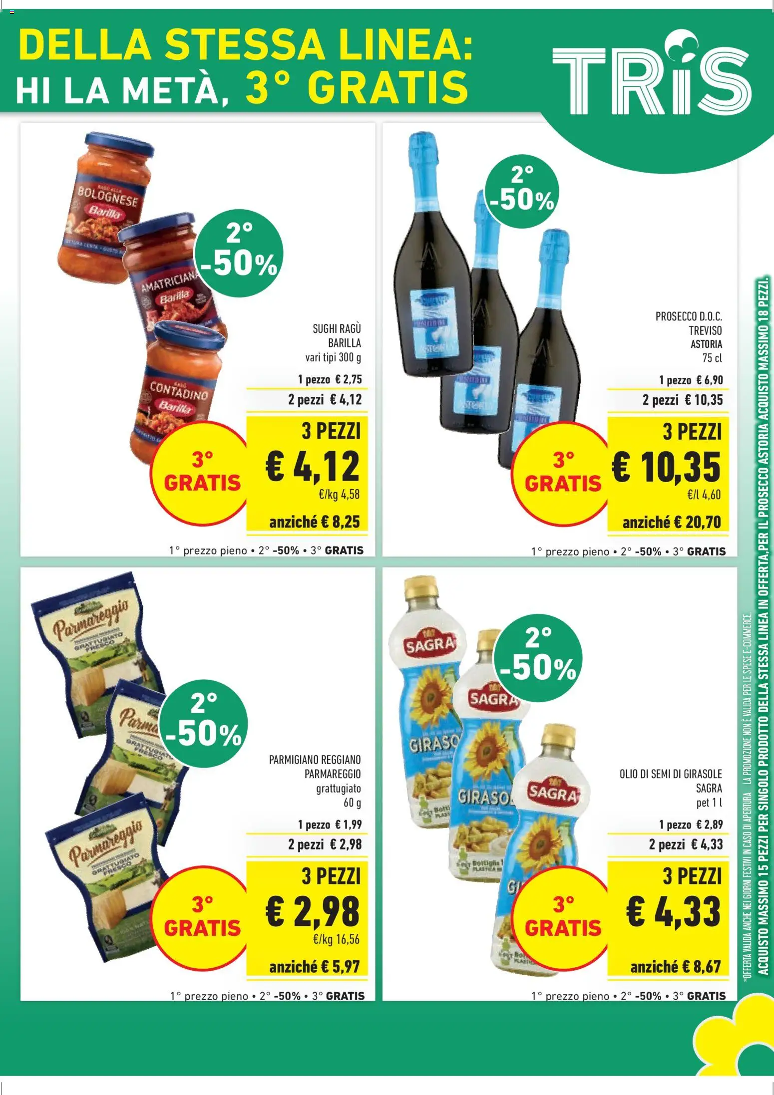 Volantino Conad del 08.04.2026 | Pagina: 5 | Prodotti: Ragú, Parmigiano reggiano, Parmigiano, Bottiglia