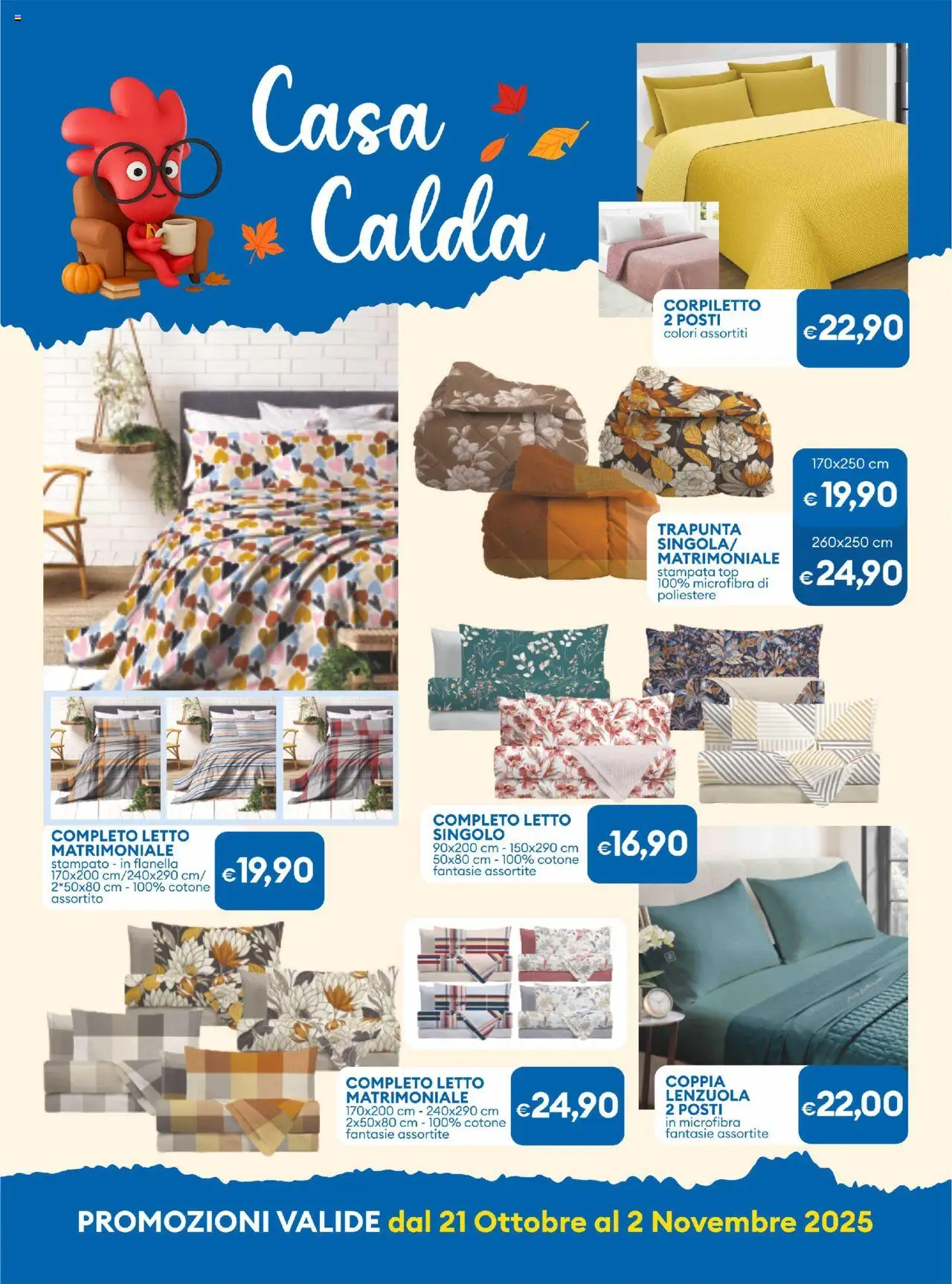 Volantino MD Discount del 21.10.2025 | Pagina: 22 | Prodotti: Top, Trapunta, Letto, Lenzuola