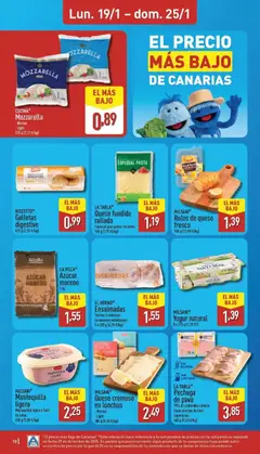 Vista previa Mozzarella, - Normal, - Light, 125 g válido desde el 19.01.2026 | Página: 10