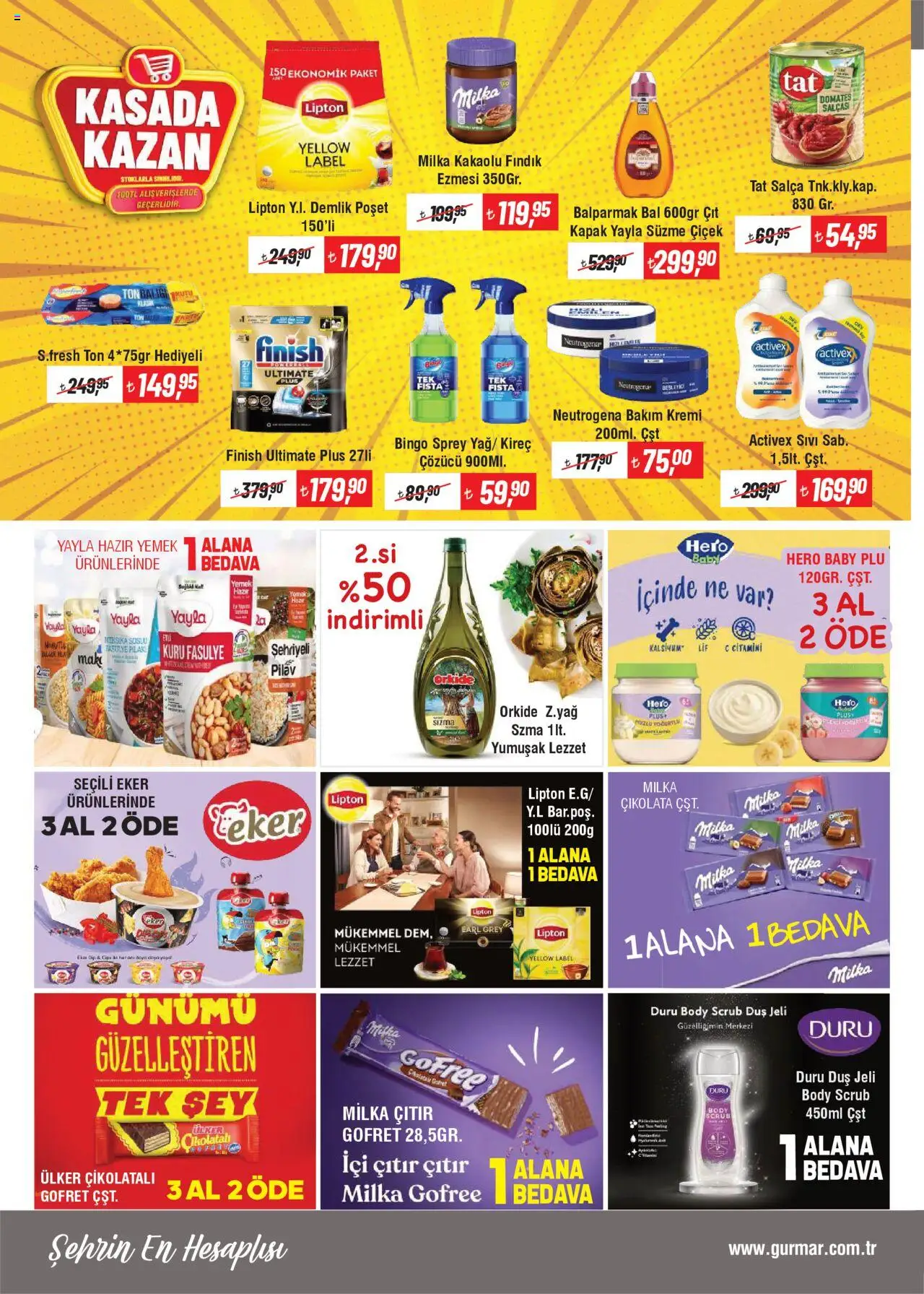 Gürmar Katalog - 01.10.2025 tarihinden itibaren geçerlidir | Sayfa: 2 | Ürünler: Pilaki, Duş, Domates, Demlik