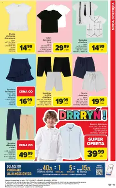 Carrefour - Gazetka Szkoła nowy sezon od 28.07.2025 | Strona: 49 | Produkty: Szorty, Bluzka, Spodnie, Tekstylia