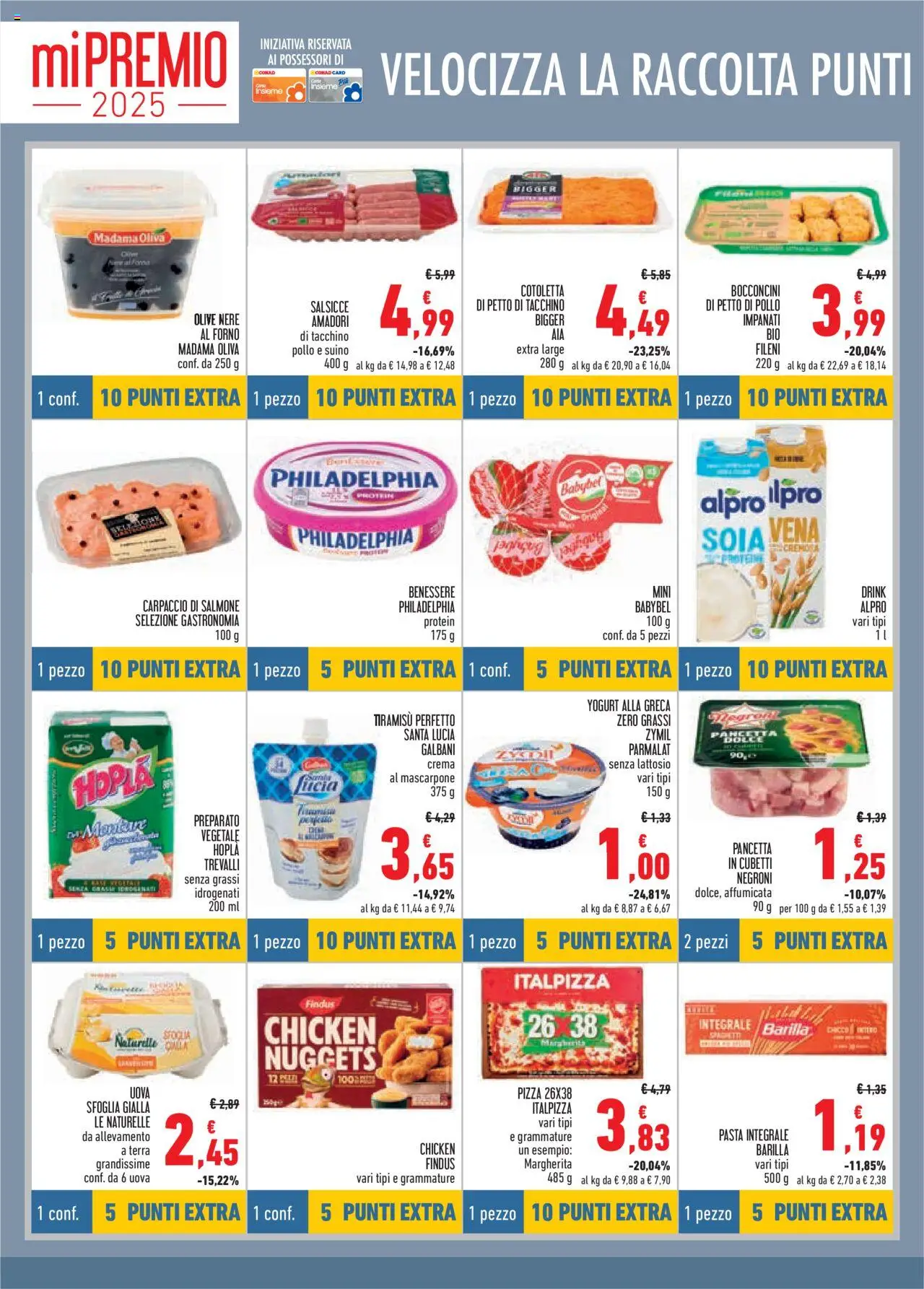 Volantino Conad del 11.09.2025 | Pagina: 6 | Prodotti: Petto di Pollo, Crema, Salmone, Olive