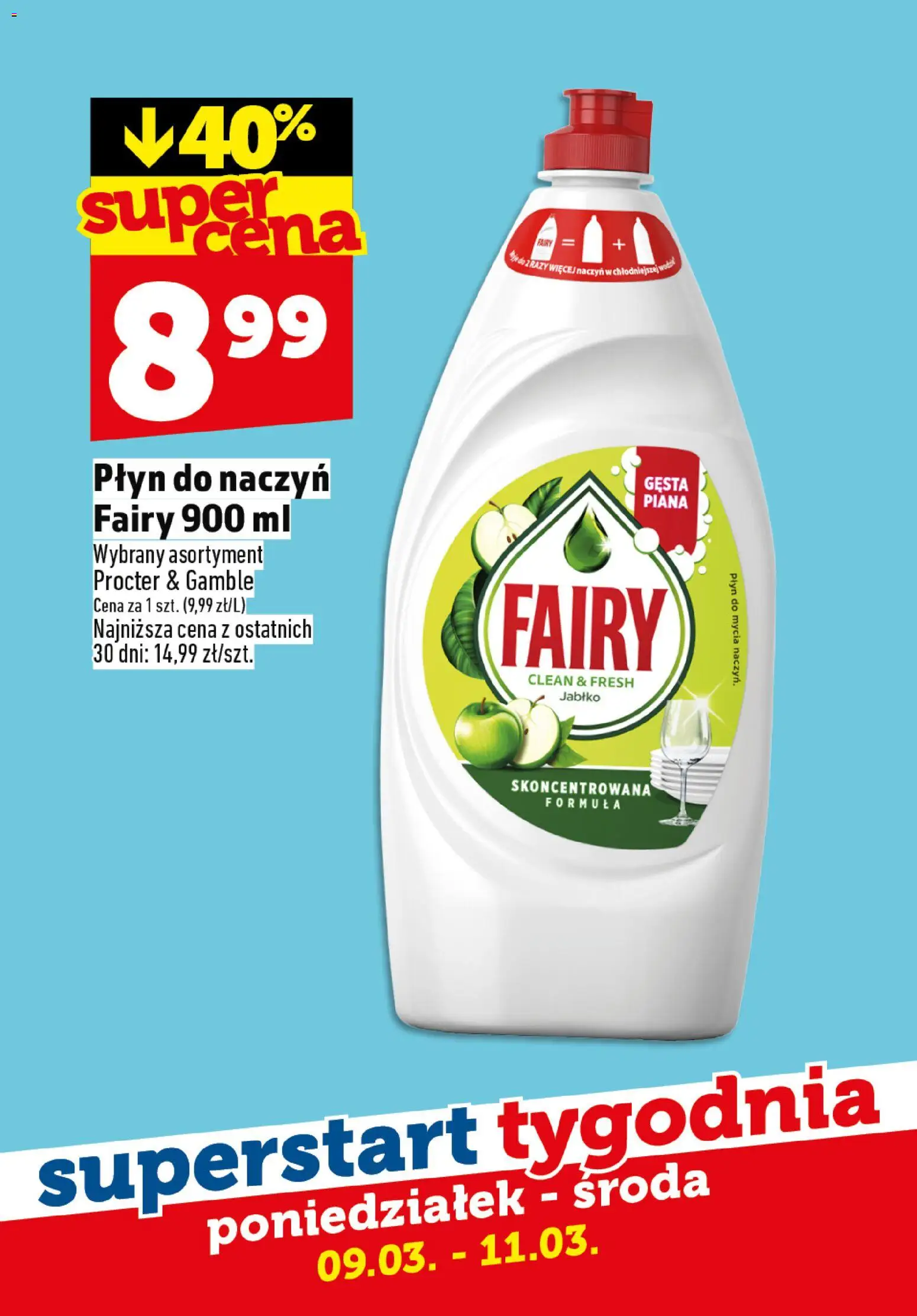 Topaz gazetka - Superstart tygodnia od 09.03.2026 | Strona: 7 | Produkty: Fairy