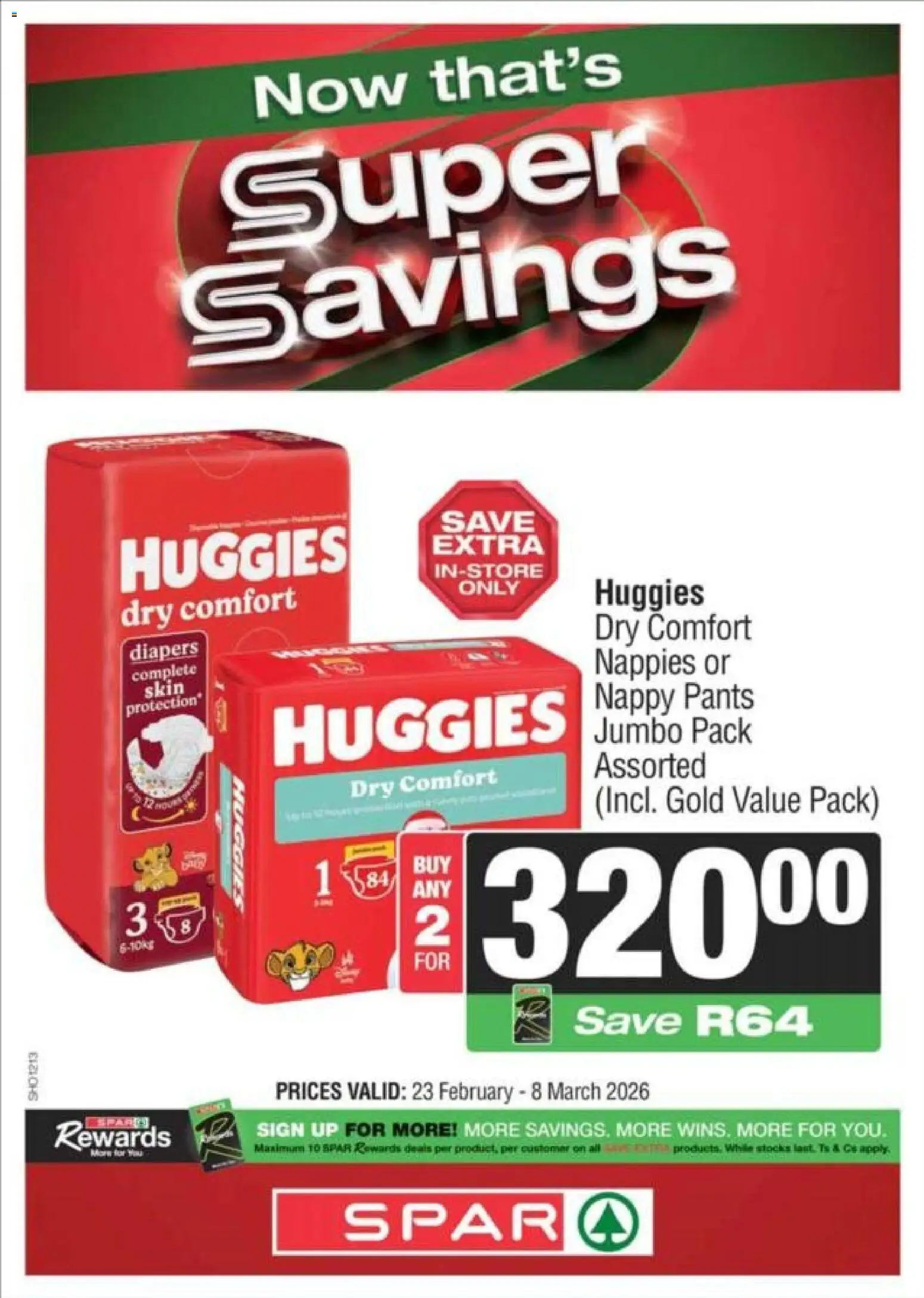 New KWIKSPAR catalogue – valid from 23.02.2026 | Page: 9 | Products: Pants, Nappies