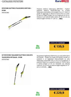 Anteprima del volantino Eurobrico Potatori catalogo valido a partire dal 23.07.2025 | Pagina: 8 | Prodotti: Tagliasiepi