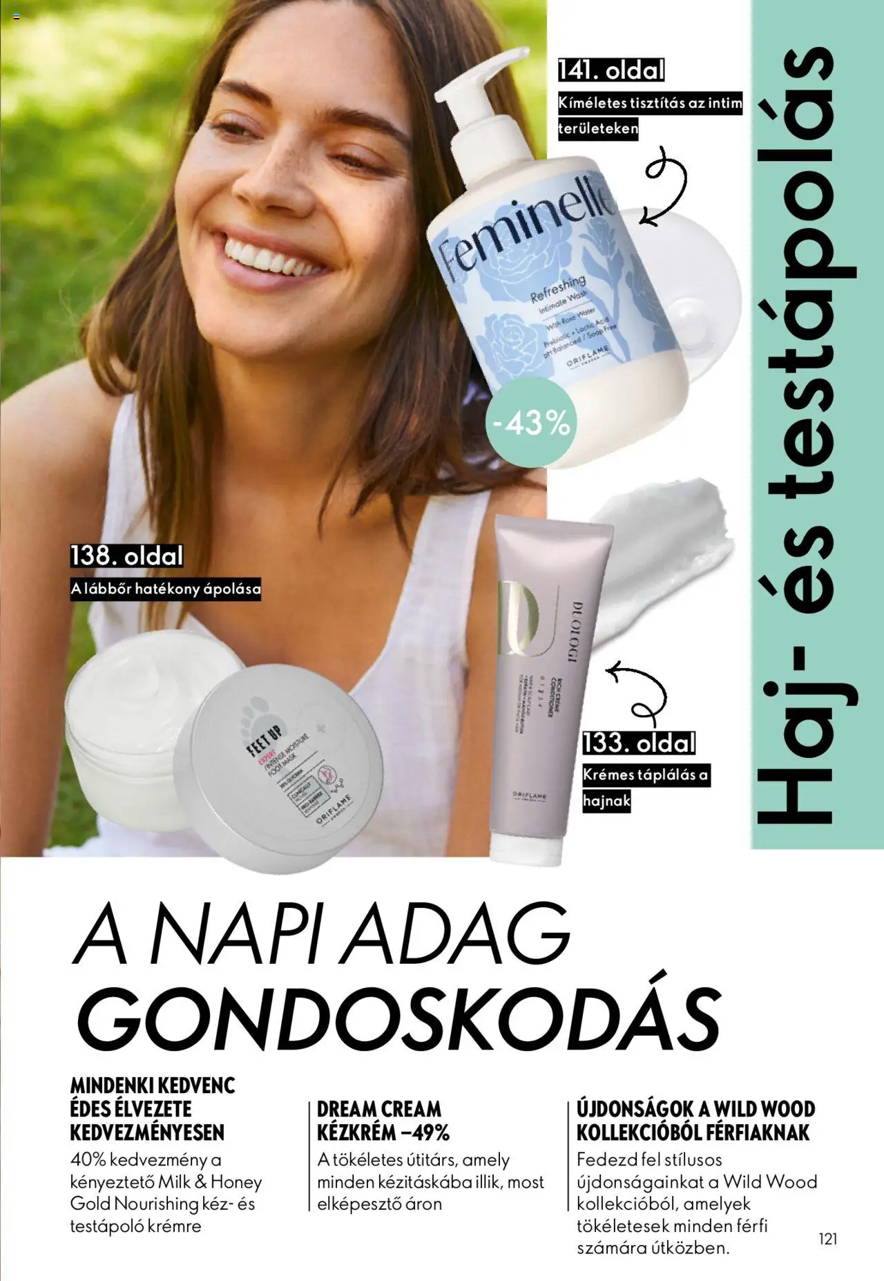 Oriflame akciós ujság - amely érvényes a következő dátumtól: 01.10.2025 | Oldal: 121 | Termékek: Testápoló, Kézkrém