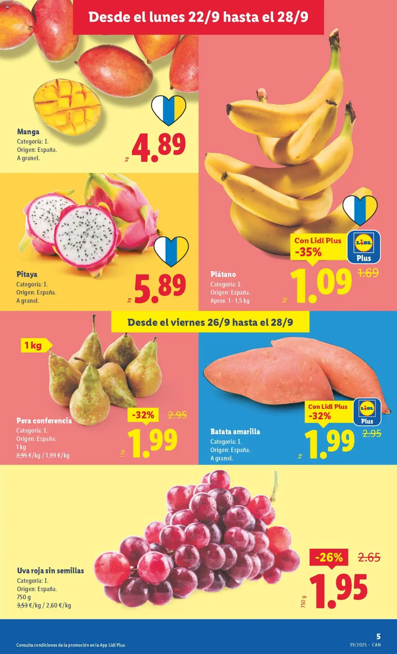 Lidl - Canarias │ válido desde el 22.09.2025 | Página: 5