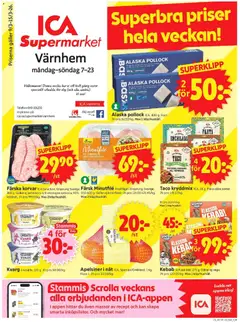 ICA Supermarket - Malmö - Förhandsvisning av reklamblad från butik ICA Supermarket aktuell från 09.03.2026