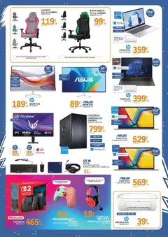 Vista previa E.Leclerc folleto válido desde el 01.12.2025 | Página: 10 | Productos: Monitor, Ordenador, Xbox, Silla